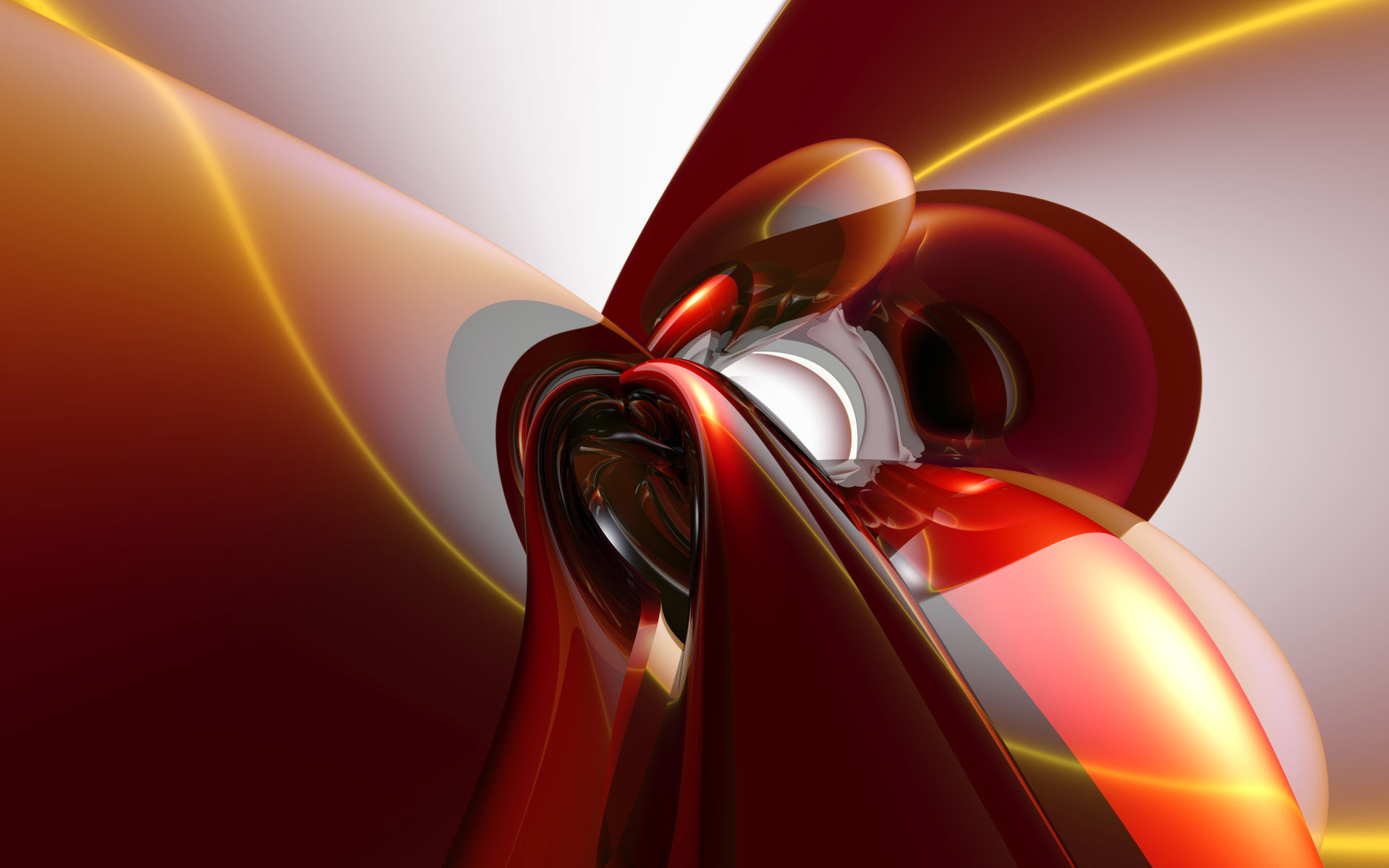 1920x1200 Red White Abstract Wallpaper Abstract 3D (58 Wallpapers)
