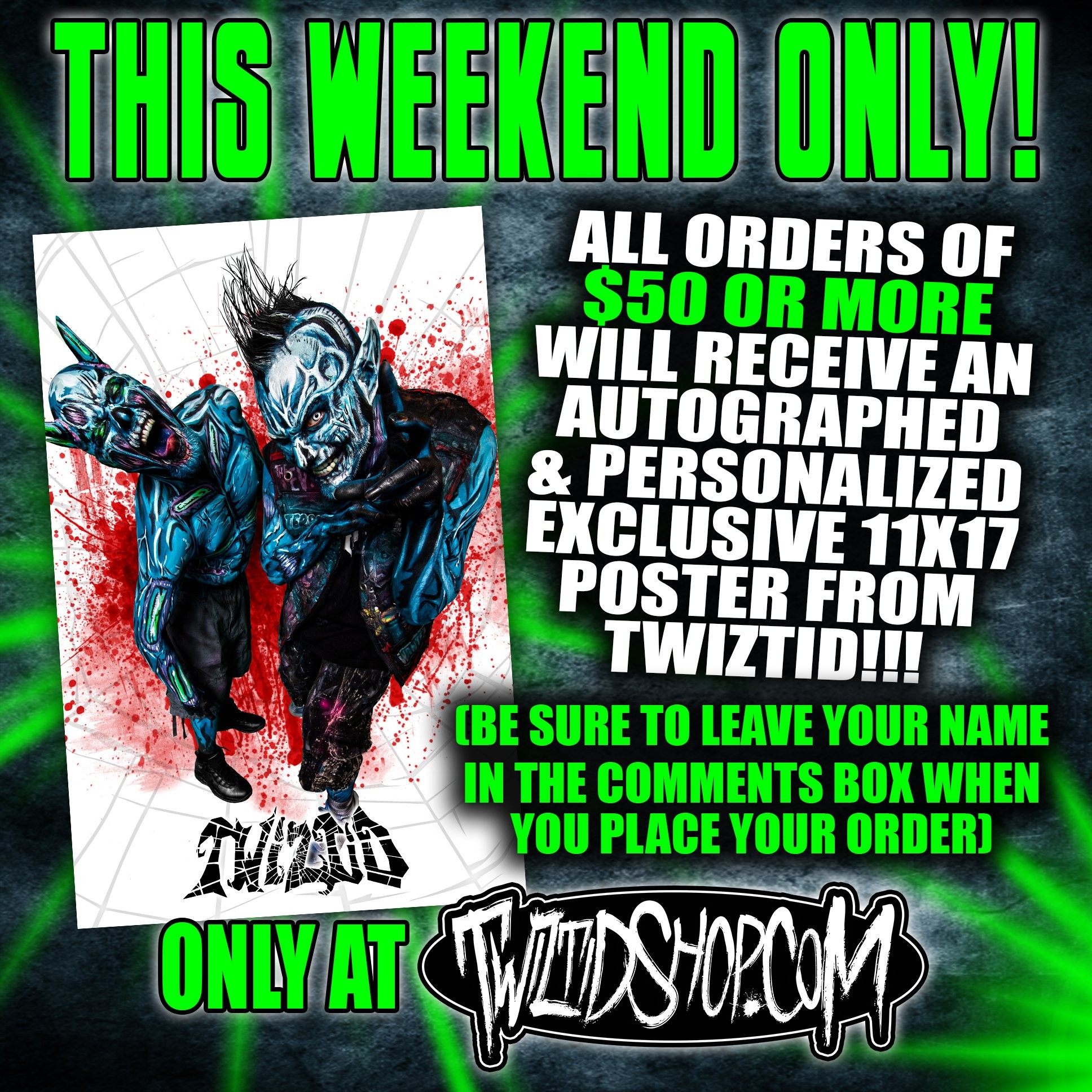 1936x1936 New Weekend Only Hook-up and shirt from Twiztid Shop