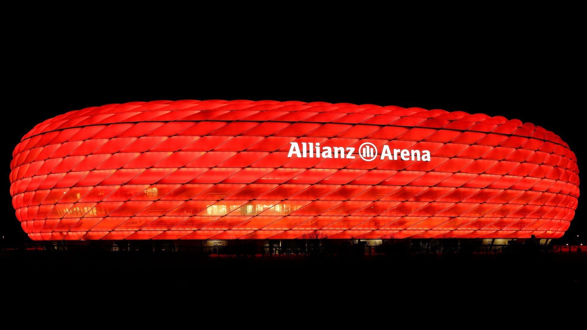 1920x1080  Der FC Bayern MÃÂ¼nchen Illuminated Allianz Arena Hintergrundbilder
