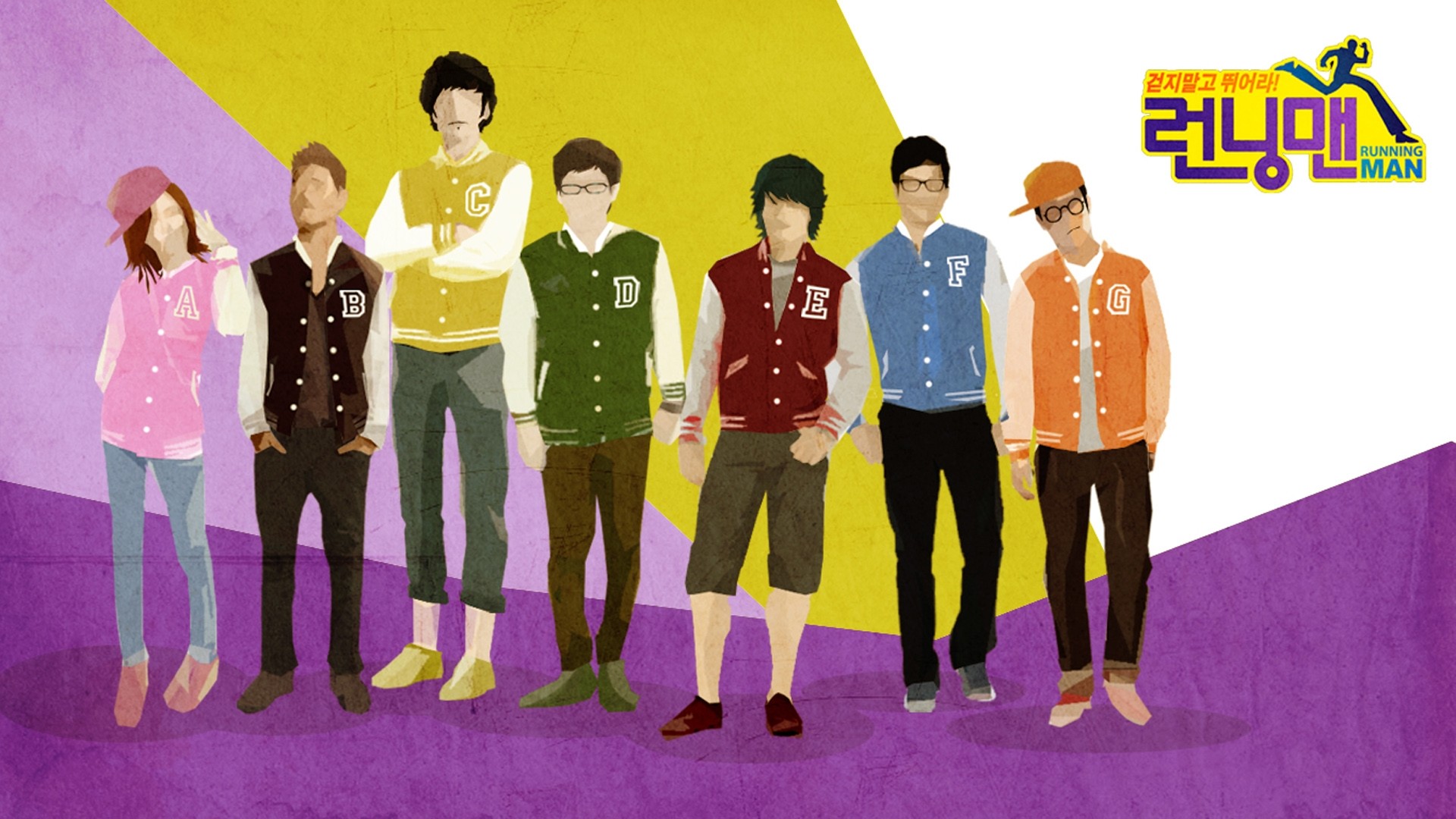 1920x1080 Running Man Source: Keys: running man, television, wallpaper, wallpapers.  Submitted Anonymously 5 years ago