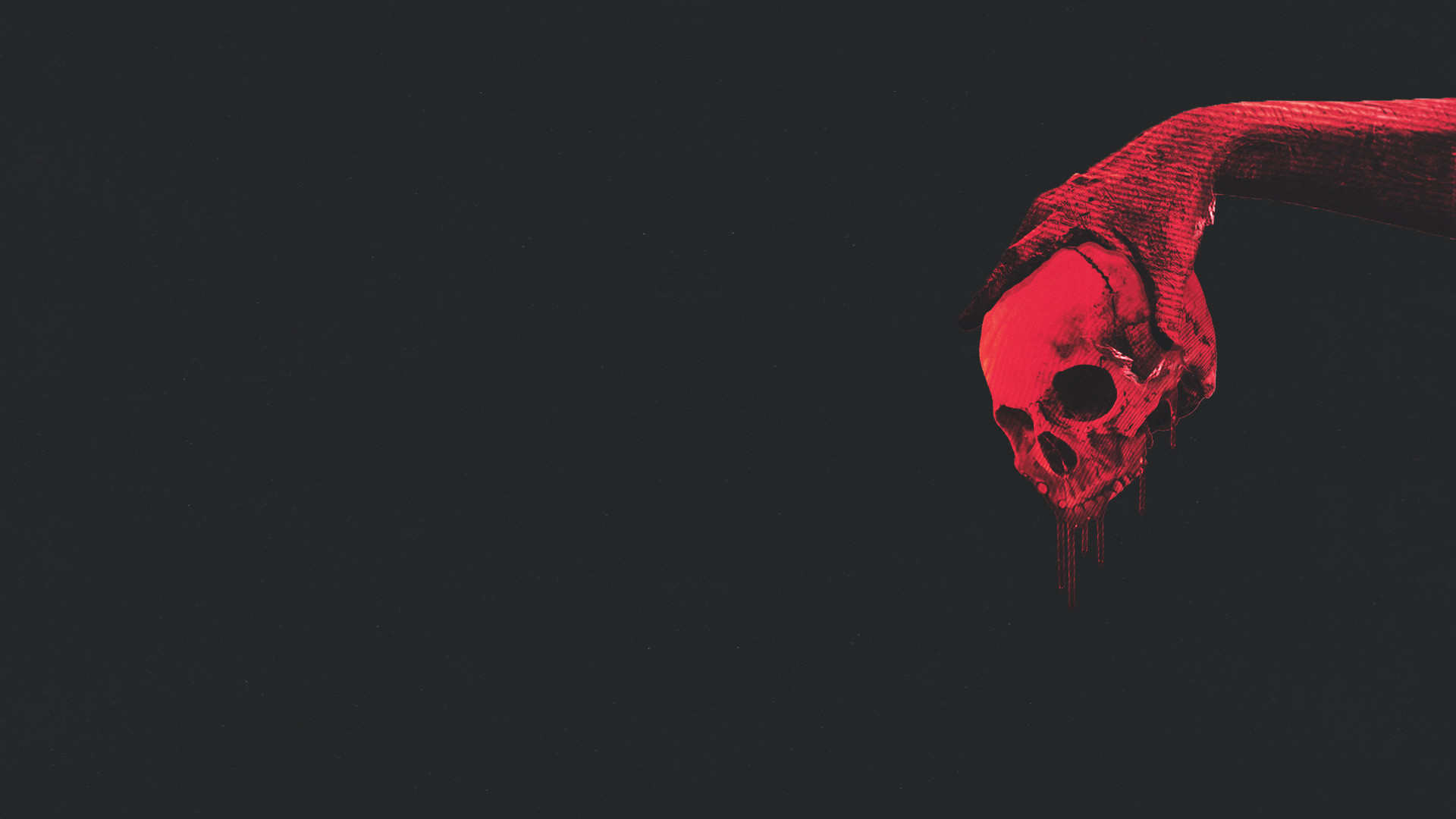 1920x1080   Red Skulls On Fire Photo, fire skull texture