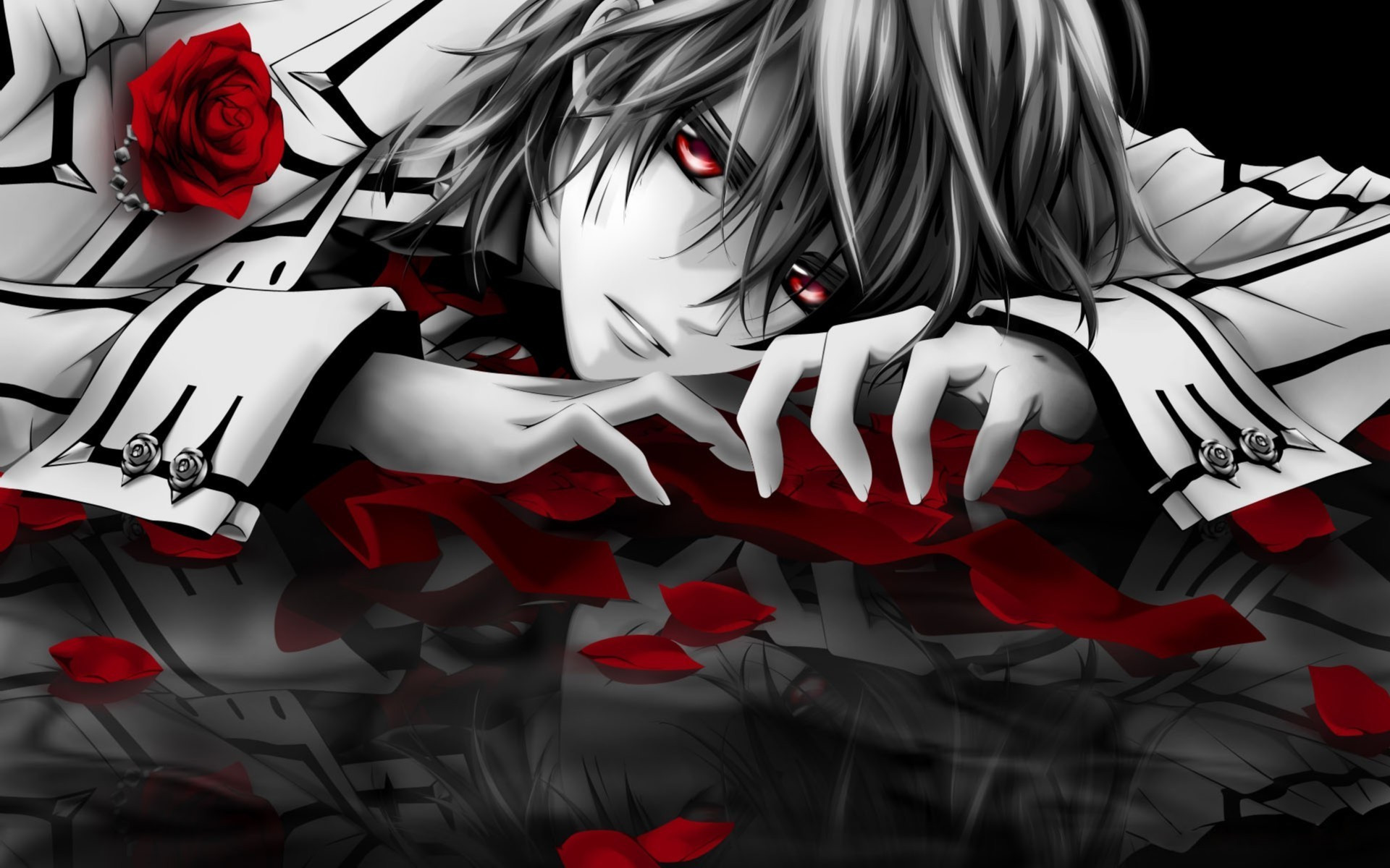 1920x1200 39 images about Kaname kuran on We Heart It | See more about vampire knight,  anime and manga
