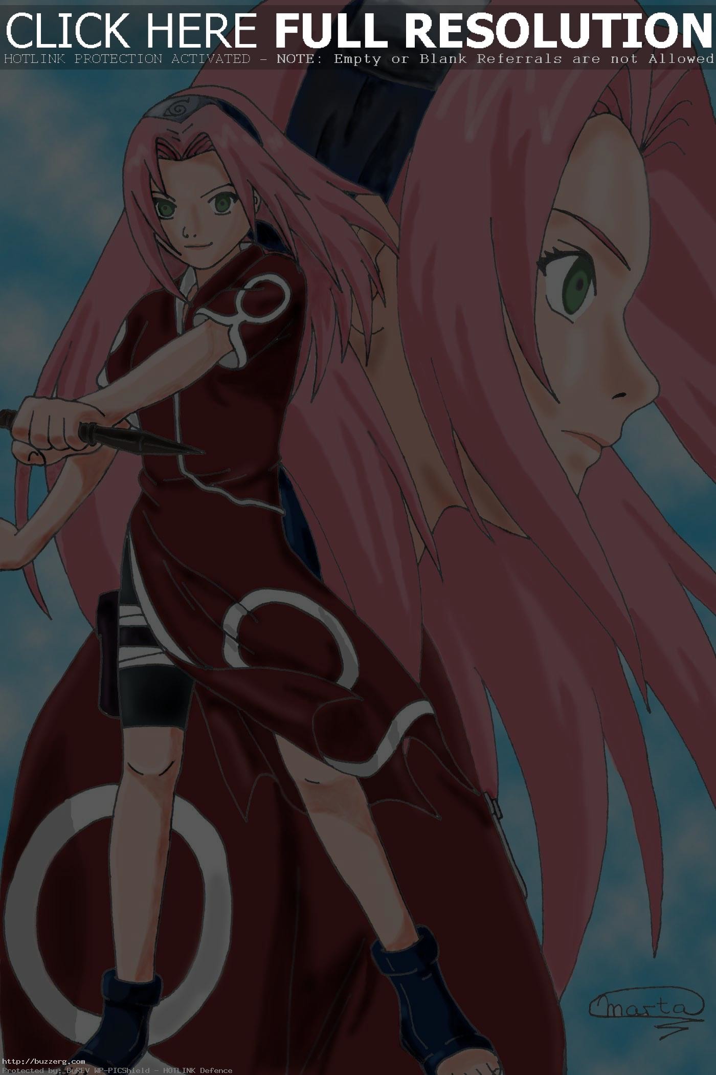 1400x2101 Naruto And Sakura (id: 36544)