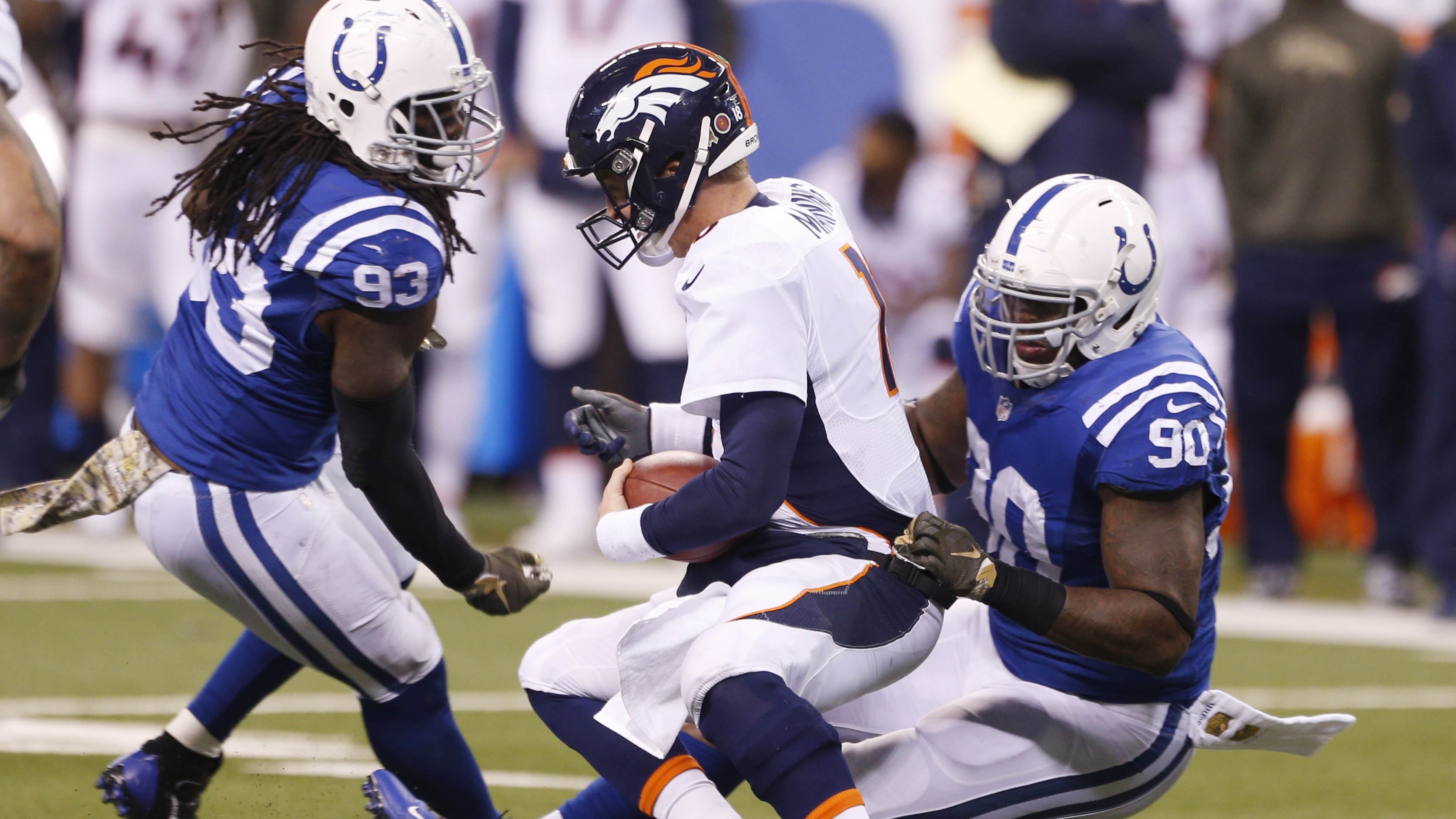 3347x1883 Peyton Manning injured foot in Colts loss; will he play on Sunday? – BSN  Denver