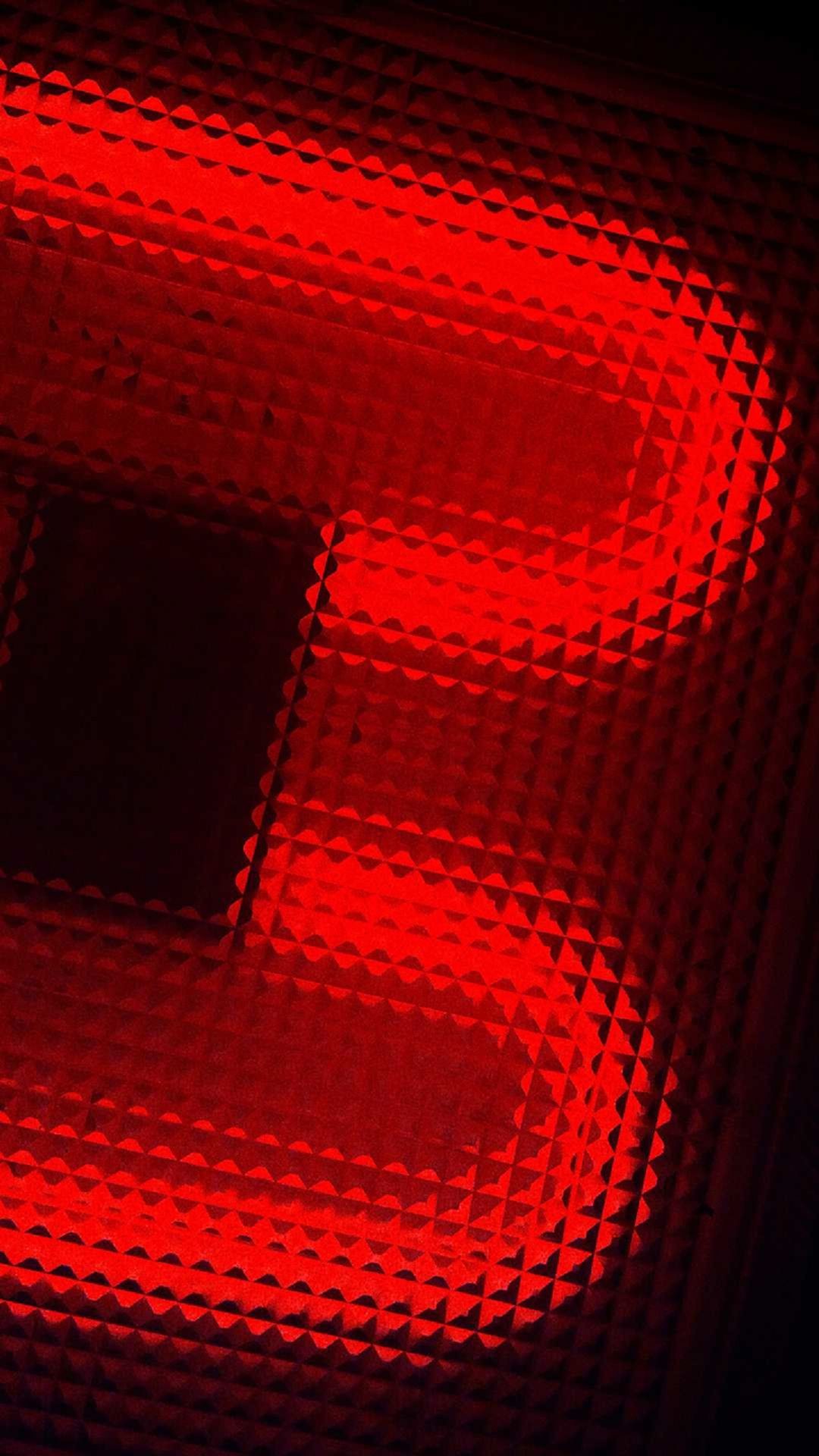 1080x1920 Halftone Red Neon Pattern Android Wallpaper ...