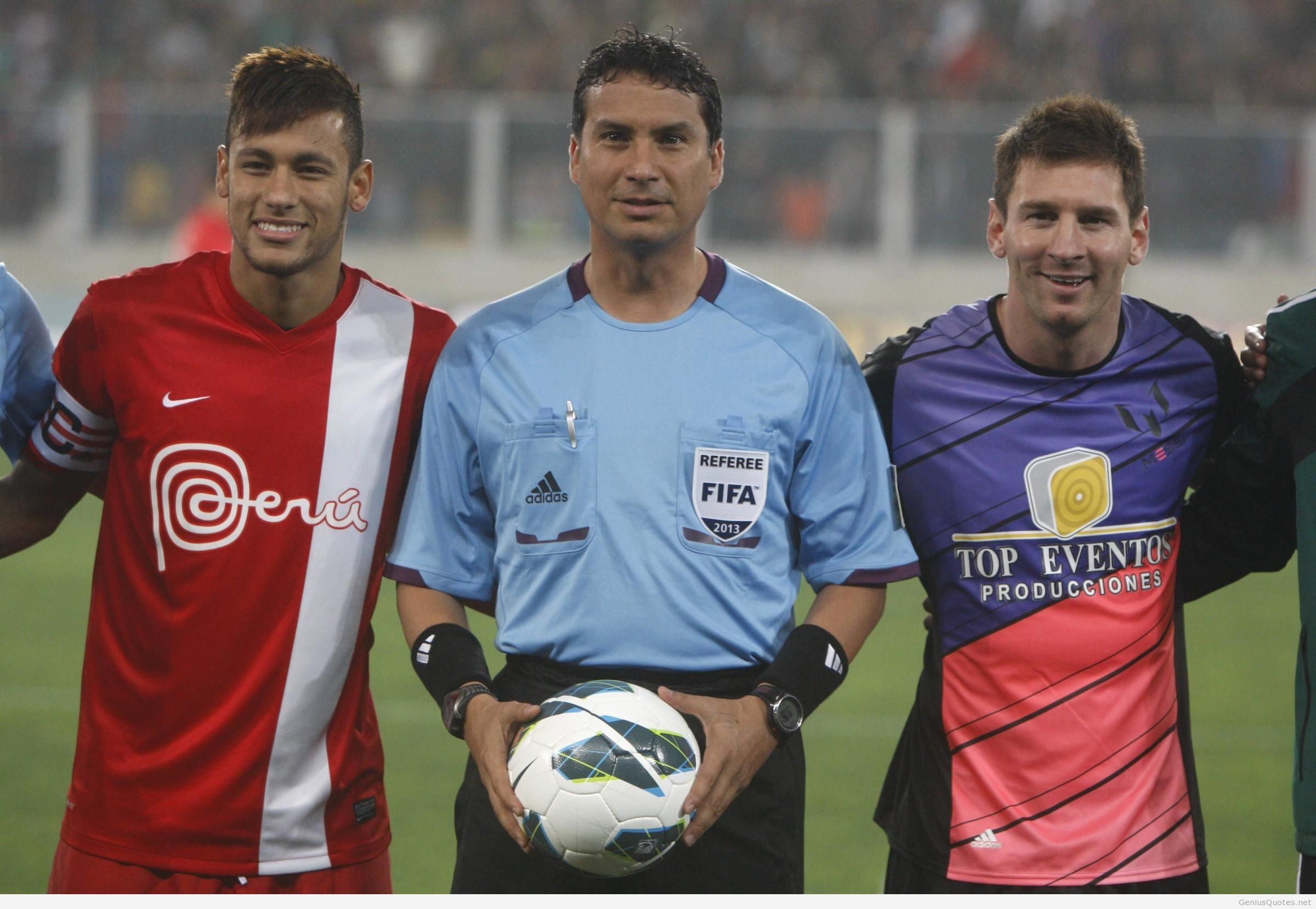 2400x1657 ... Messi e Neymar in campo per beneficenza ...