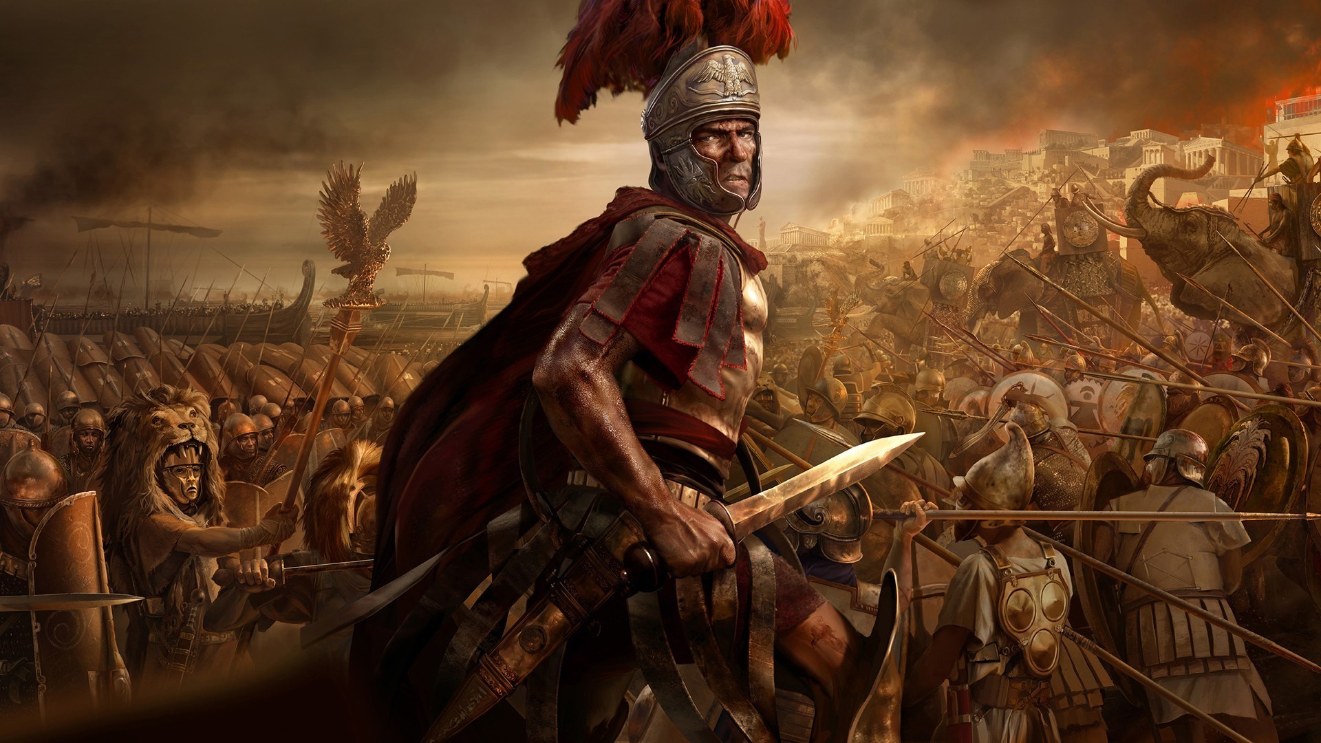 1920x1080 Rome 2 Roman Soldier Sword warrior warriors fantasy battle wallpaper  
