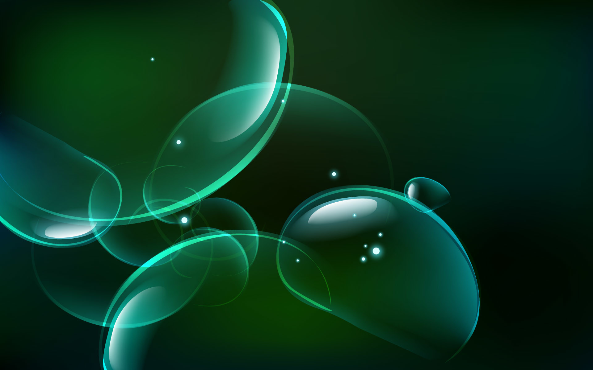 1920x1200 Green Bubbles Desktop Background. Download  ...