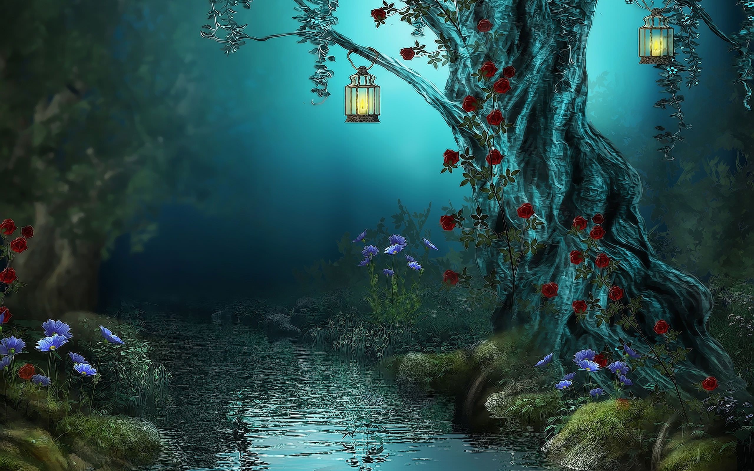 2560x1600 1920x1080 Enchanted Forest â¤ 4K HD Desktop Wallpaper for 4K Ultra HD TV  ...">