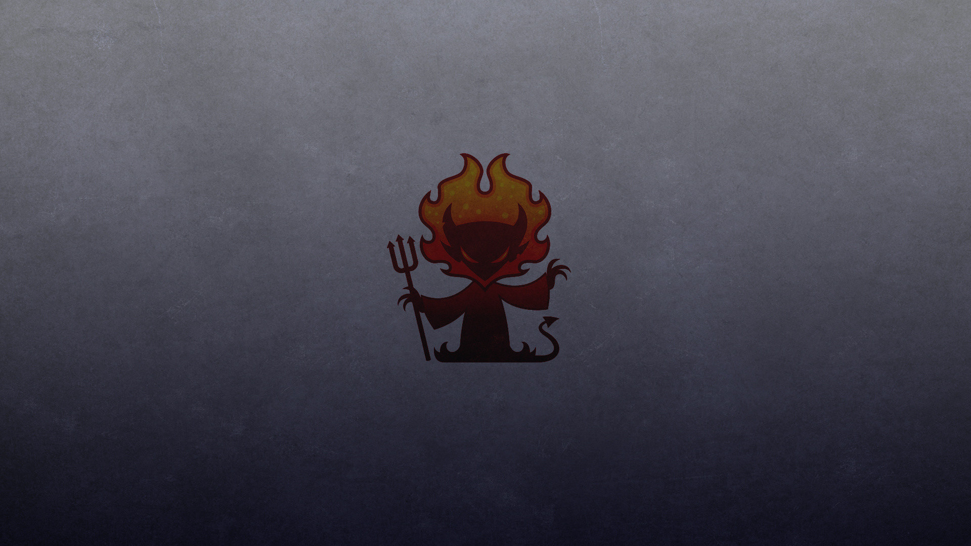 1920x1080 The Dark Background, Fire, Trident, Red, Tail, Horns, Red Devil