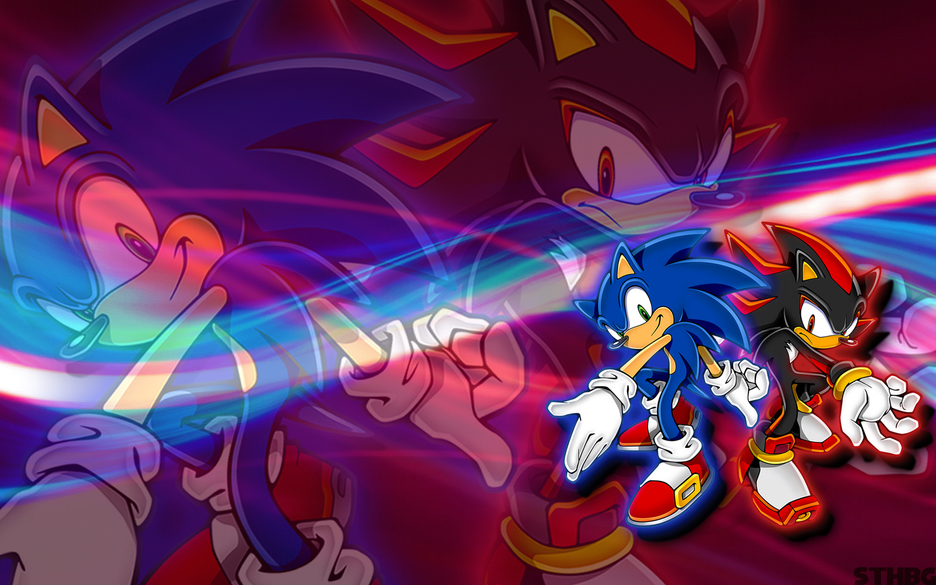 1920x1200 Sonic,Shadow And Silver Wallpaper By SonicTheHedgehogBG On DeviantArt