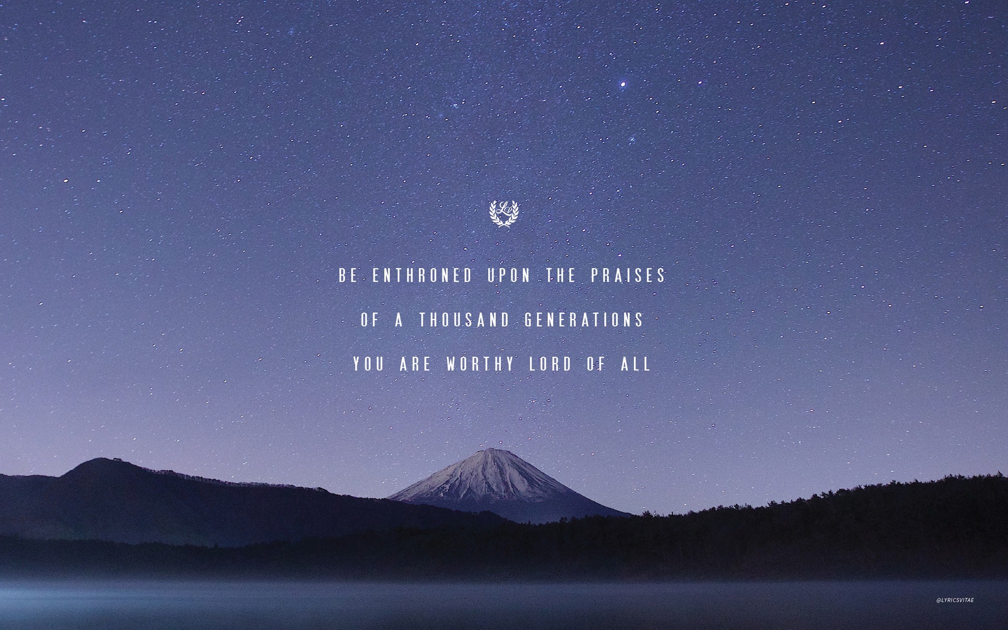 2048x1280 Be Enthroned // Bethel Music + Jeremy Riddle