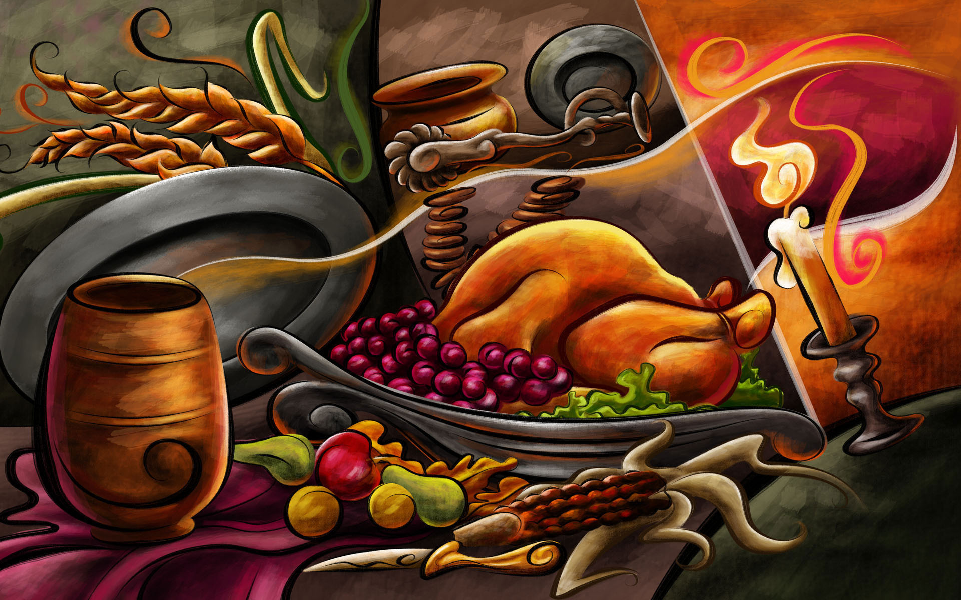 1920x1200 Thanksgiving-Dinner-image-holiday-2012