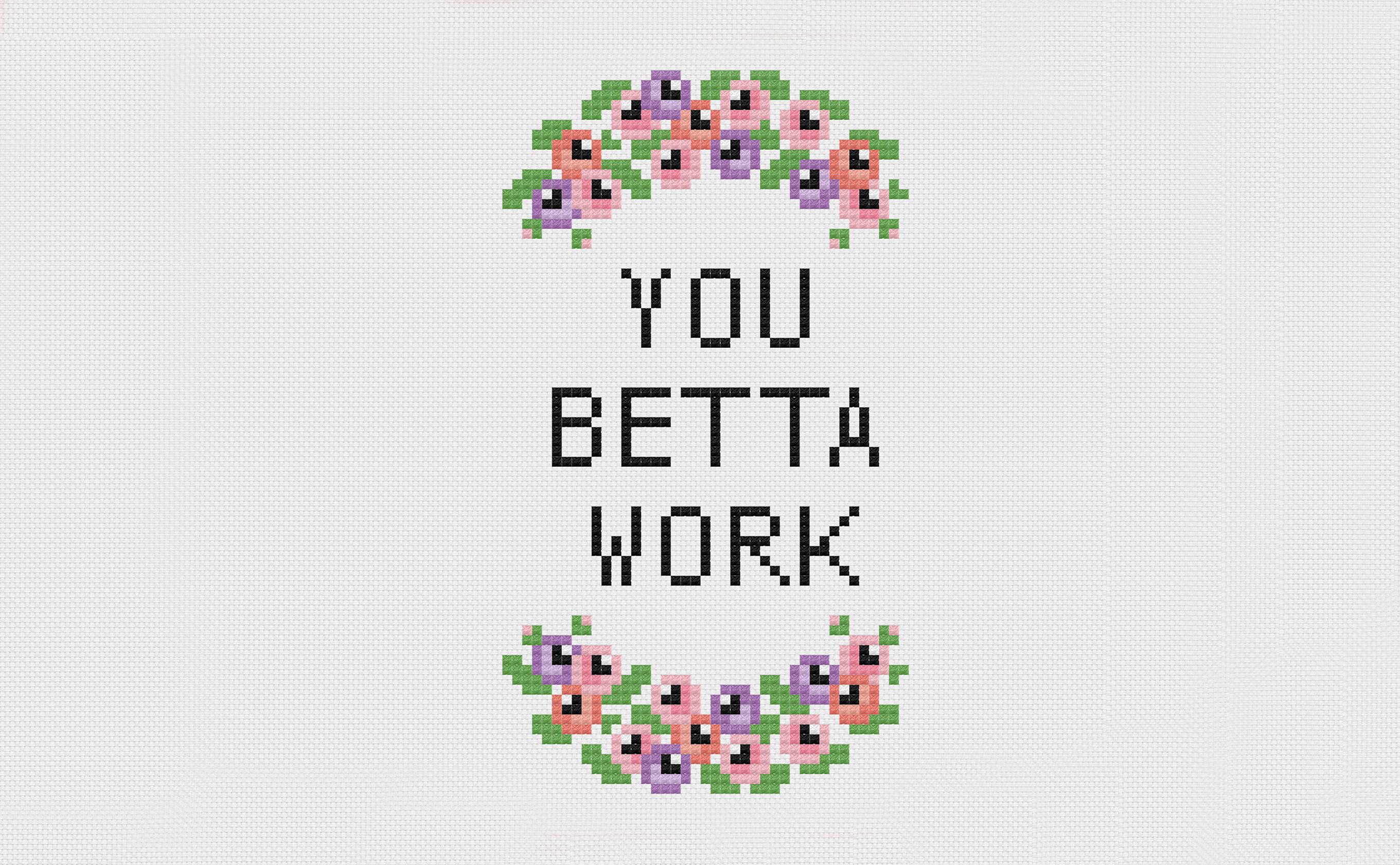 2721x1681 Click HERE to download the “Girl You Betta Work” background!