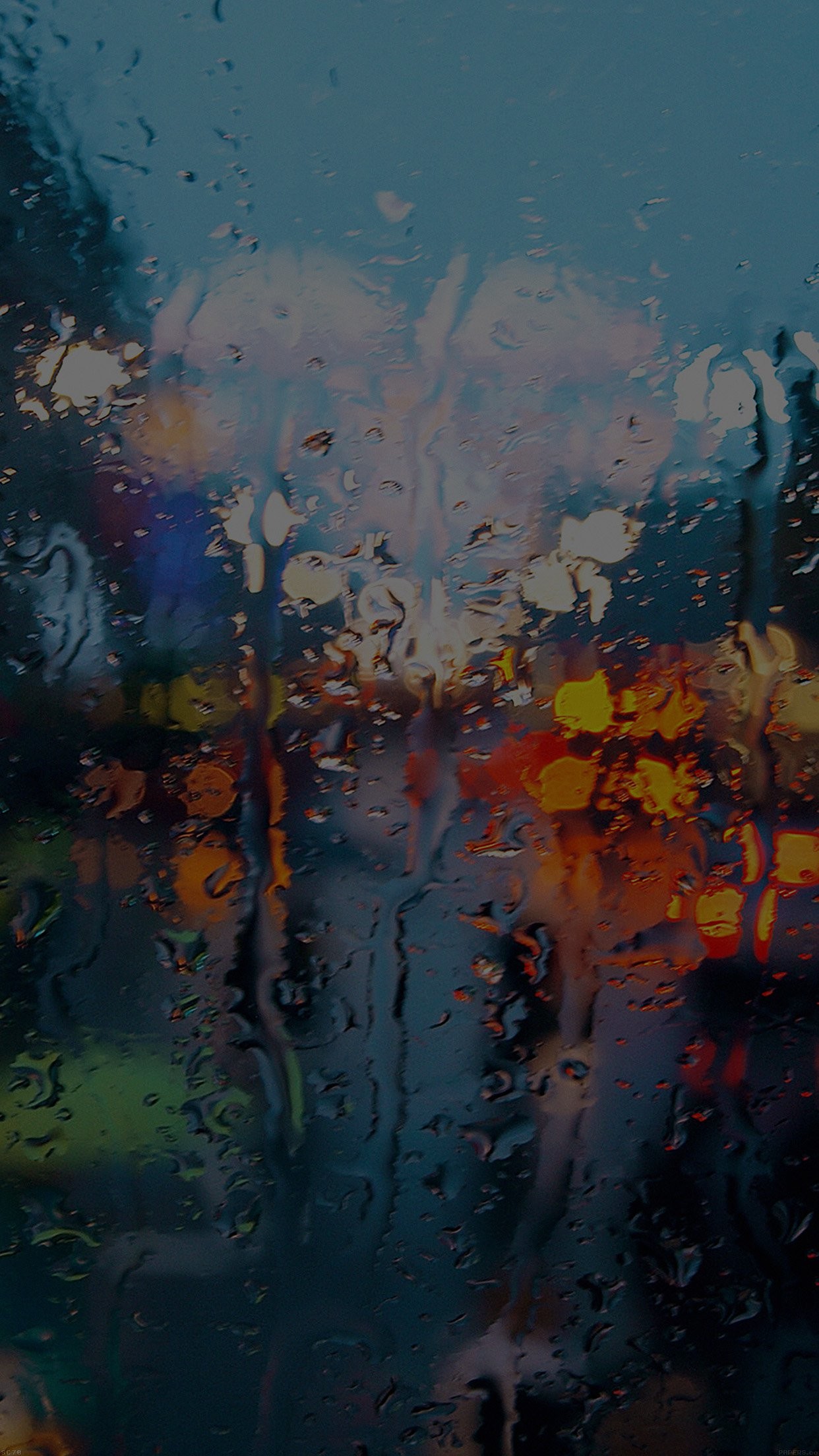1242x2208 somedays rain window wet nature dark iphone 7 wallpaper