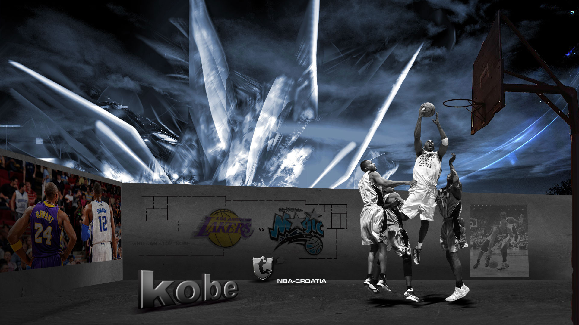 1920x1080 Kobe Bryant 2009 Finals Widescreen Wallpaper