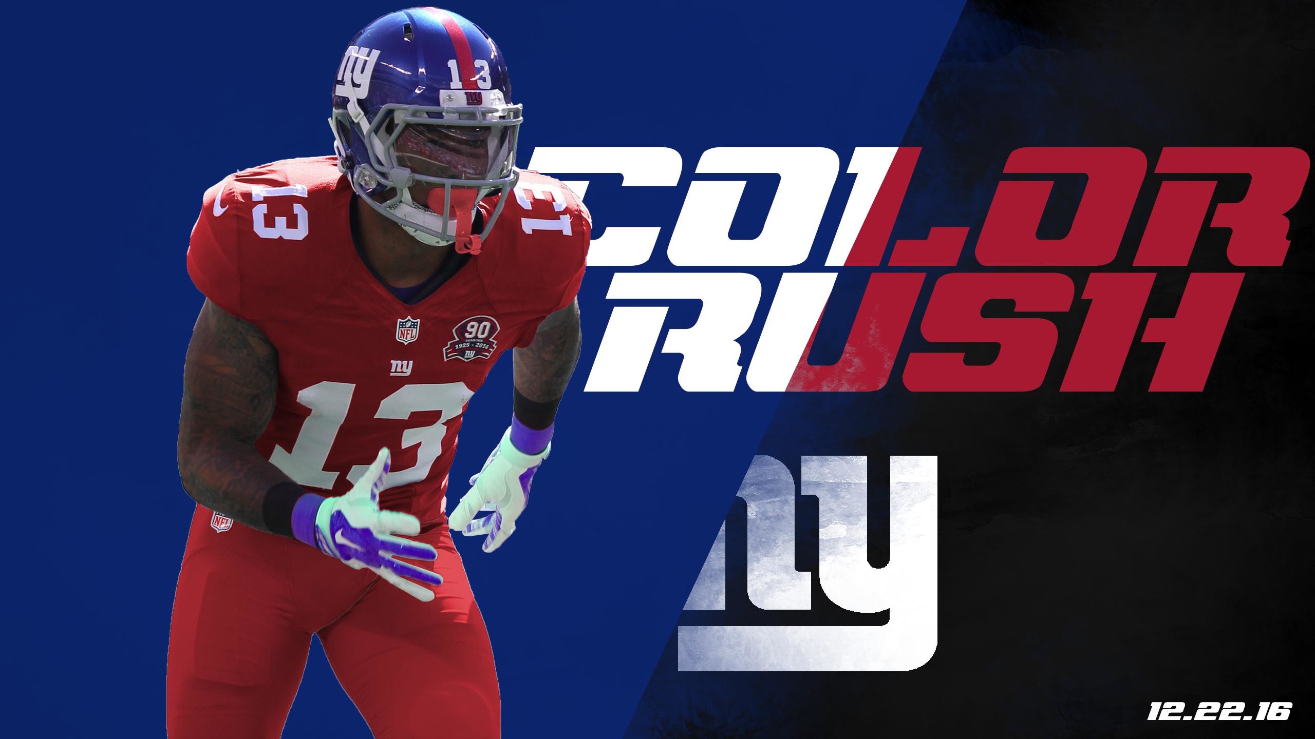 2560x1440 ... the giants will wear color rush uni's on december 22 this year vs the  eagles. as you can see, i swapped the jersey, pants, mouth guard, and  gloves.