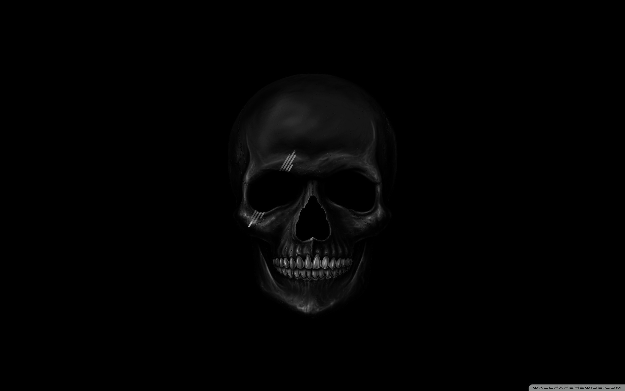 2560x1600 Res: 1920x1080, Dark - Skull Fantasy Horror Wallpaper