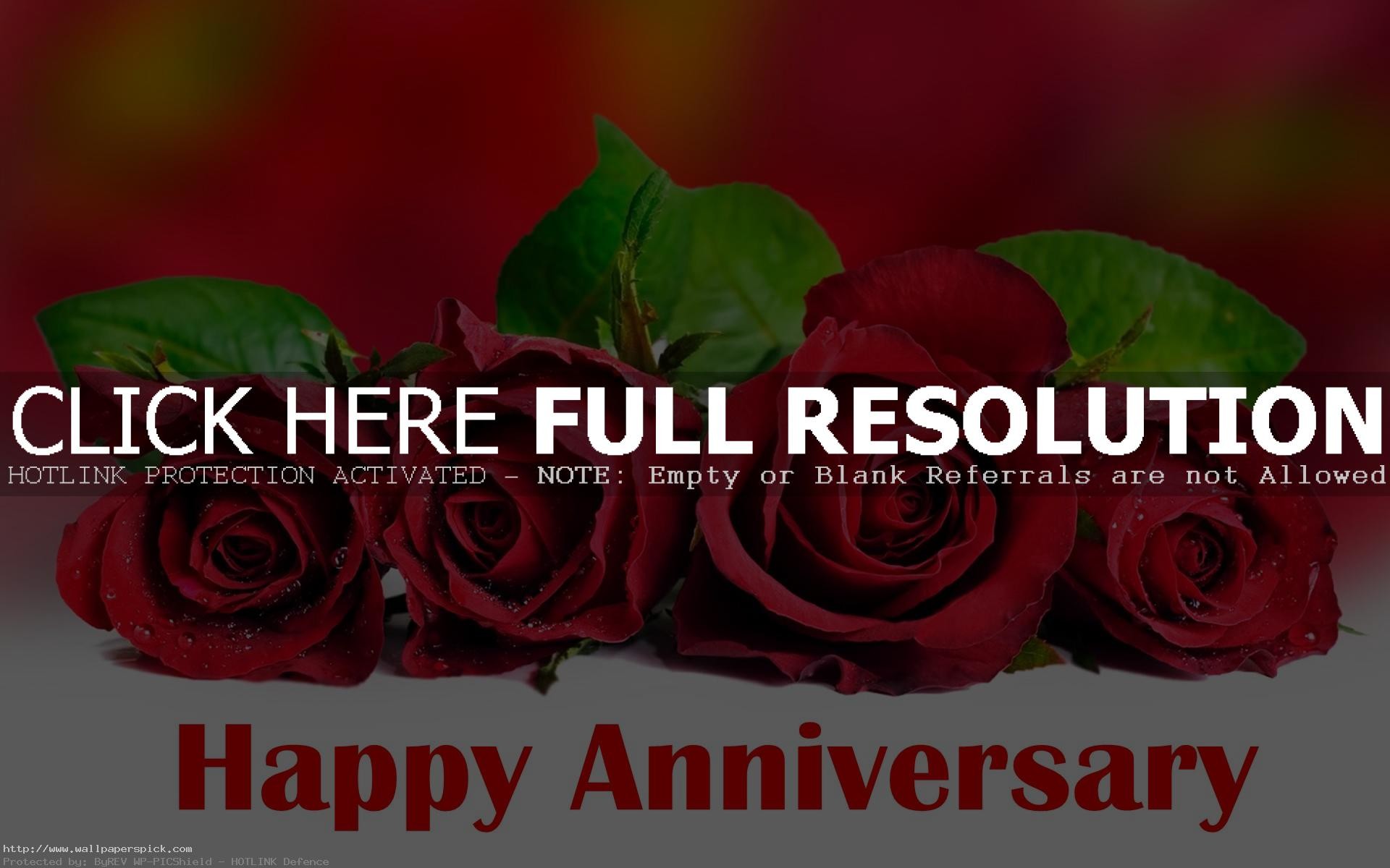 1920x1200 Happy Anniversary Red Roses Wallpaper wallpaperspick.com