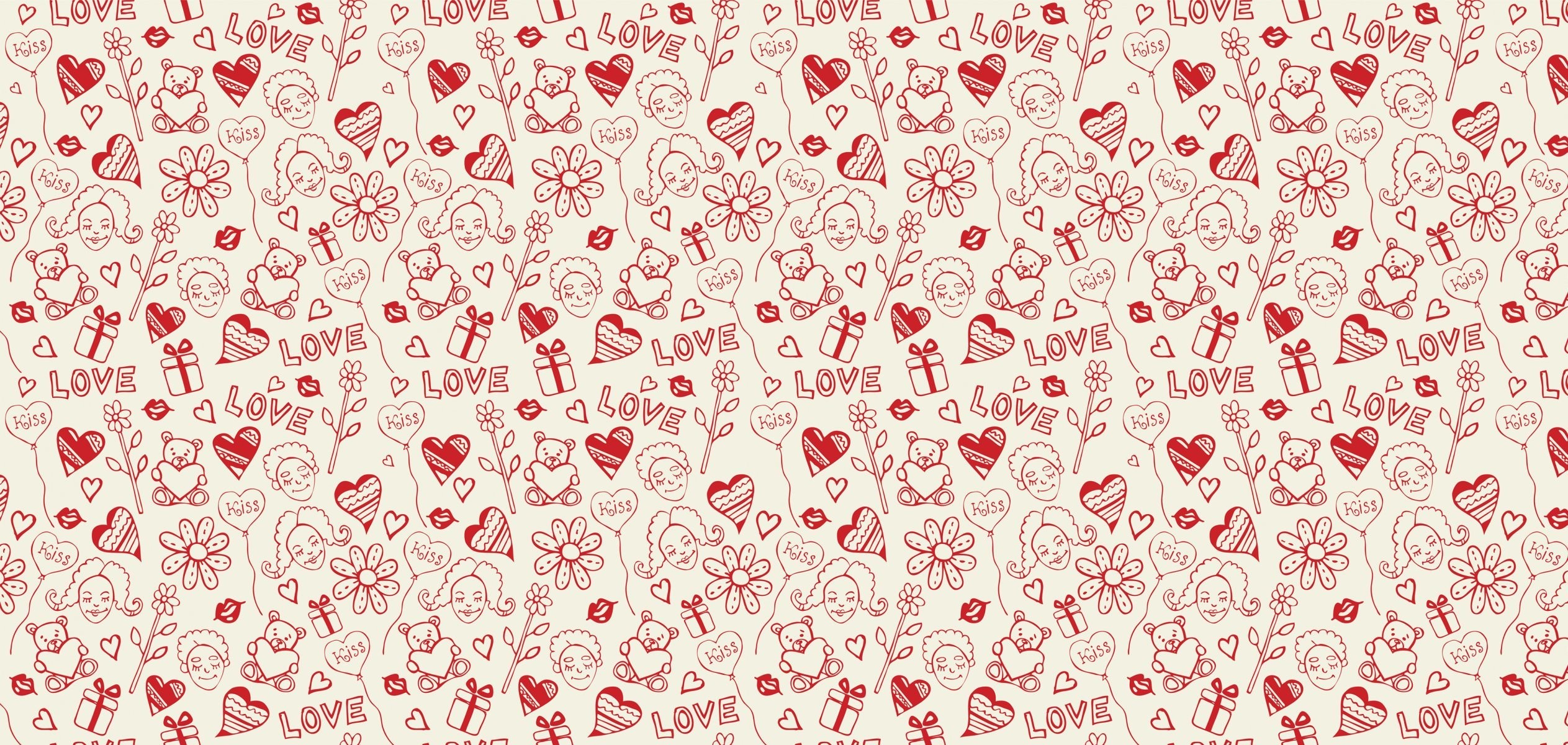 2526x1200 love lips sponge face girl girl gifts heart heart heart valentine holiday  textures vector pictures wallpapers