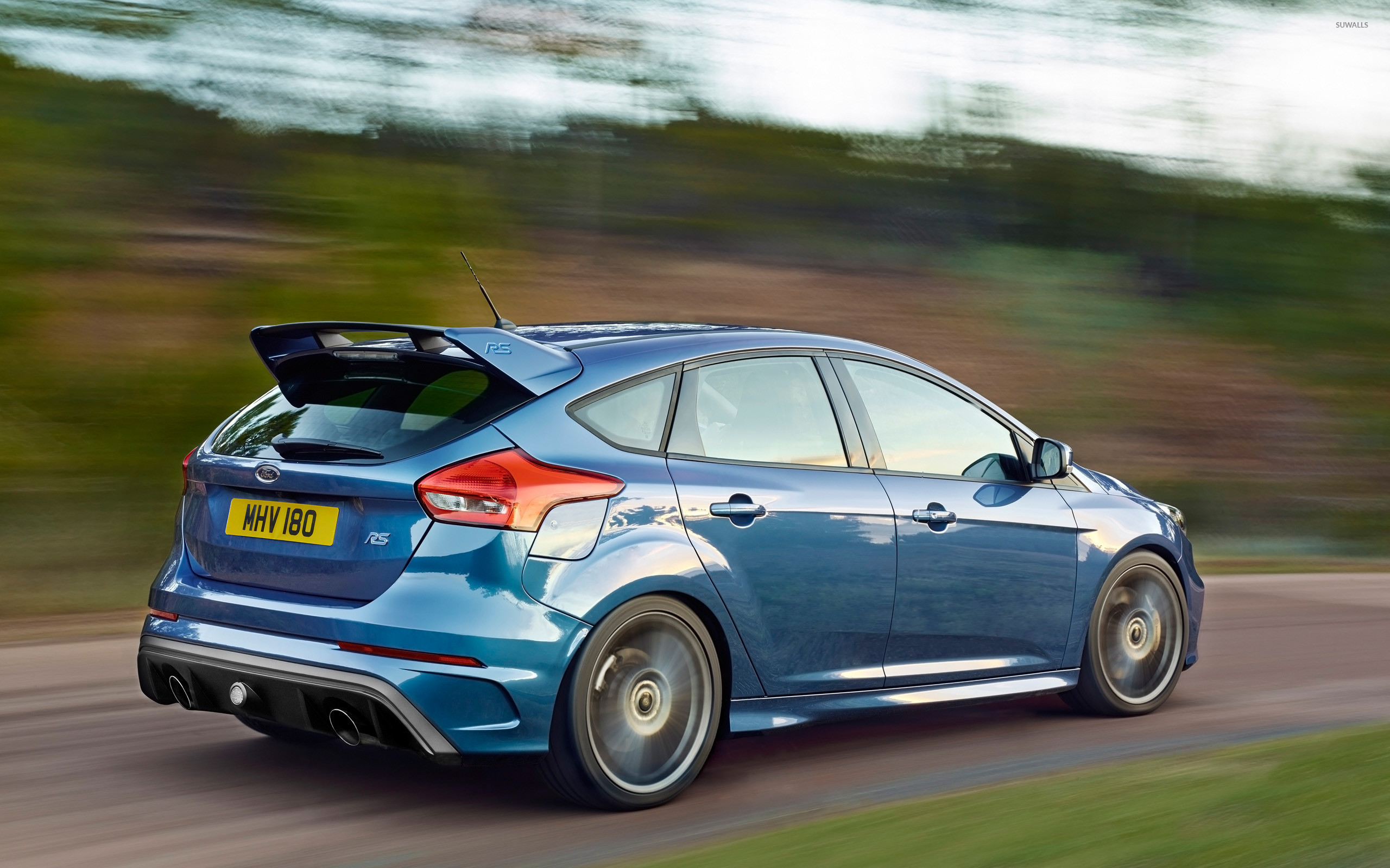 2560x1600 2015 Blue Ford Focus RS wallpaper