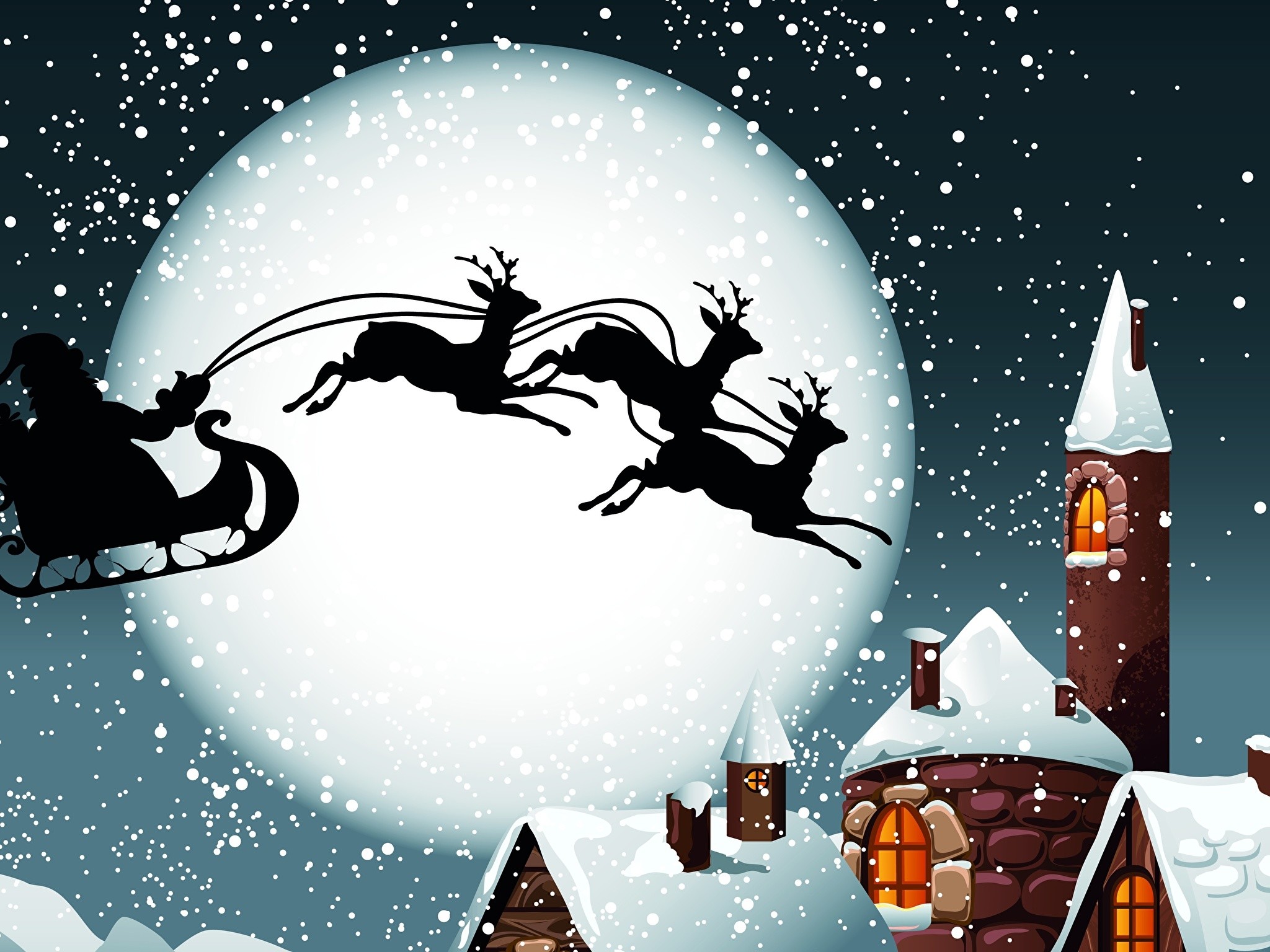 The Night Before Christmas Wallpaper (69+ images)