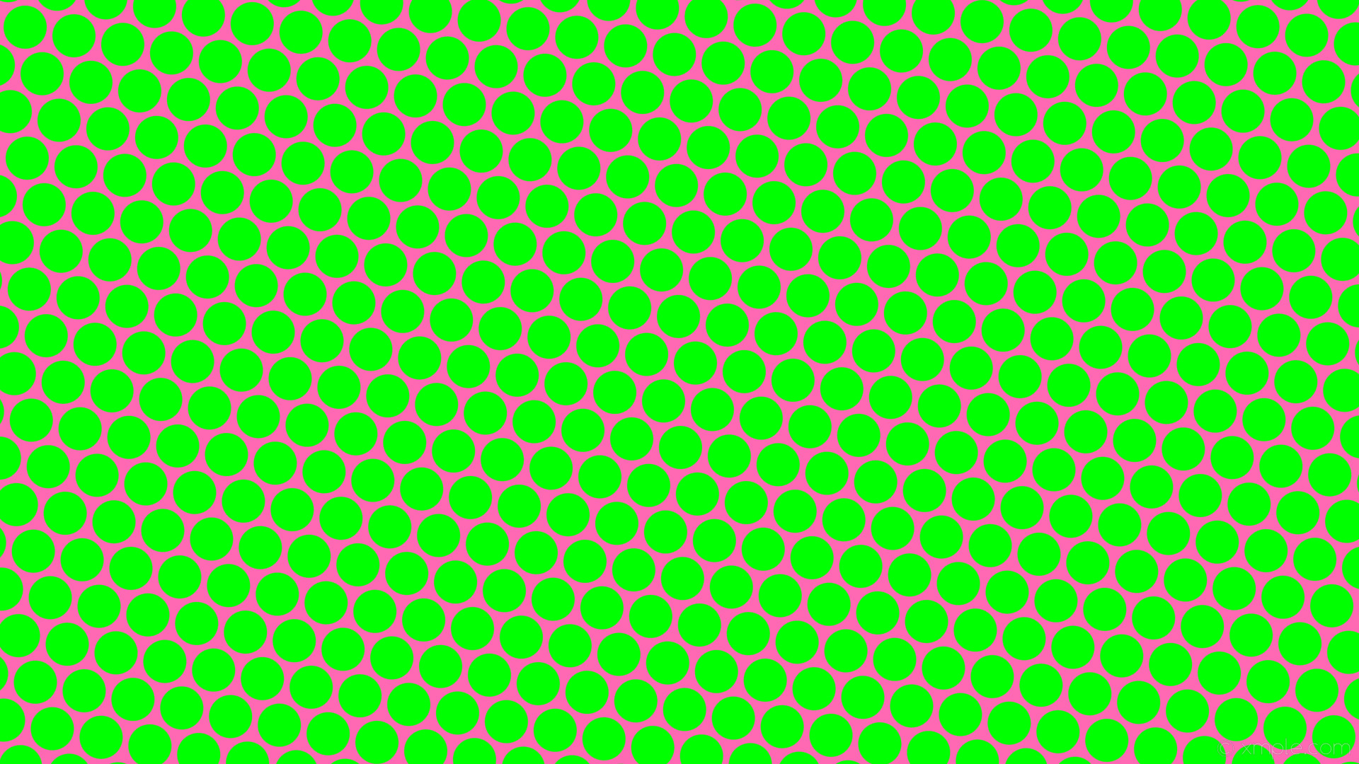 1920x1080 wallpaper polka hexagon dots pink green hot pink lime #ff69b4 #00ff00  diagonal 50Â°