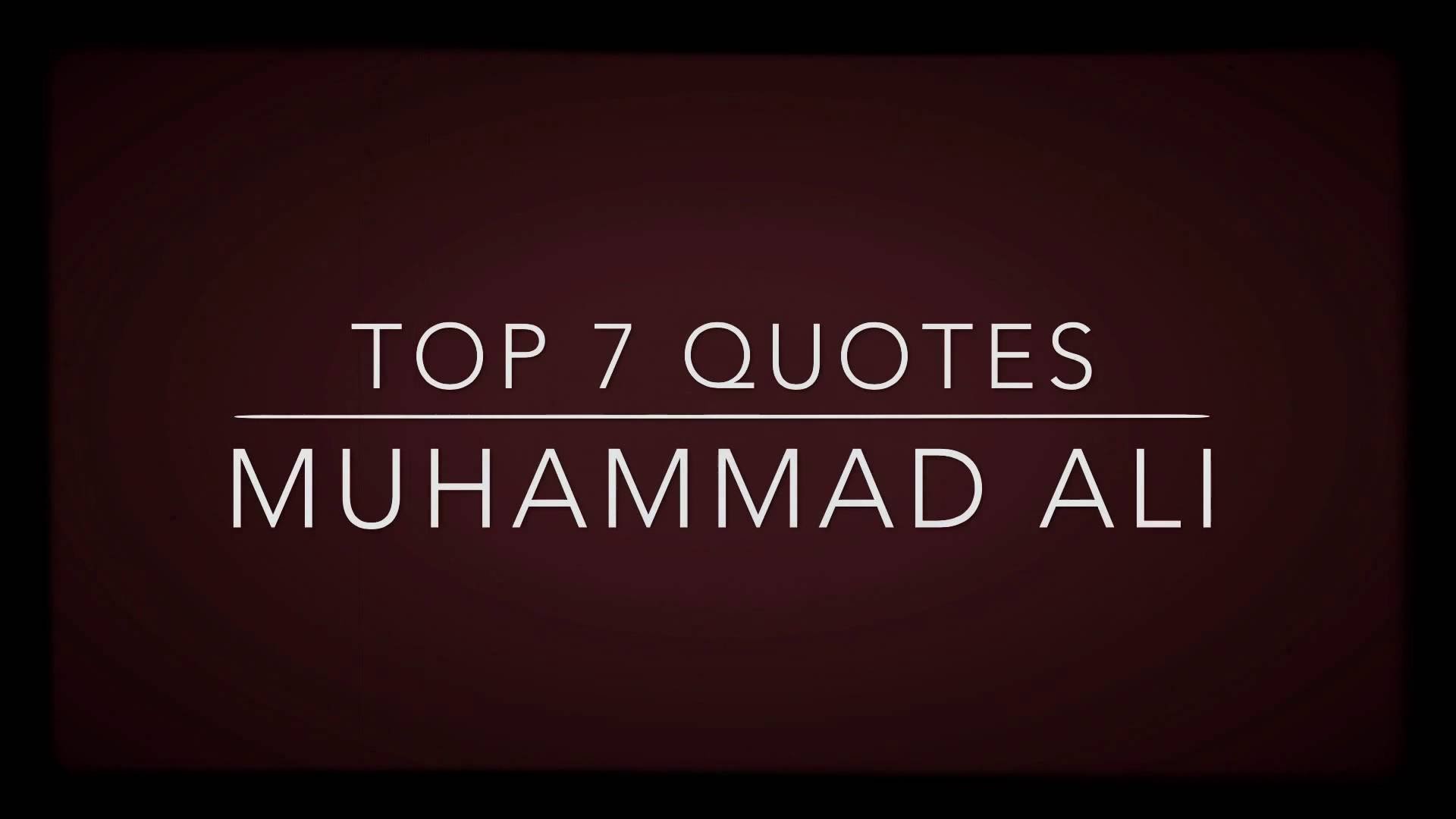 1920x1080 Top 7 Muhammad Ali Quotes - R.I.P