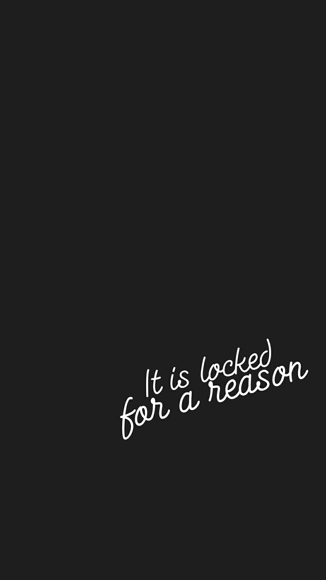 1080x1920 Locked for Reason - Tap to see more locked phone wallpapers! - @mobile9