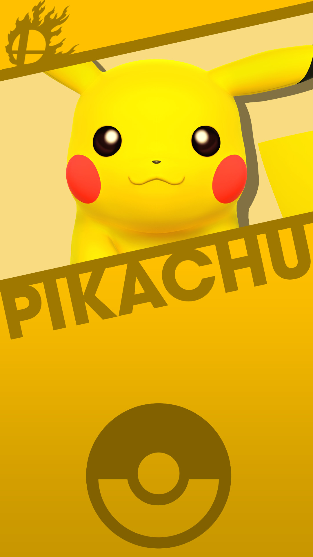 1080x1920 Phone Wallpaper by MrThatKidAlex24 Pikachu Smash Bros. Phone Wallpaper by  MrThatKidAlex24