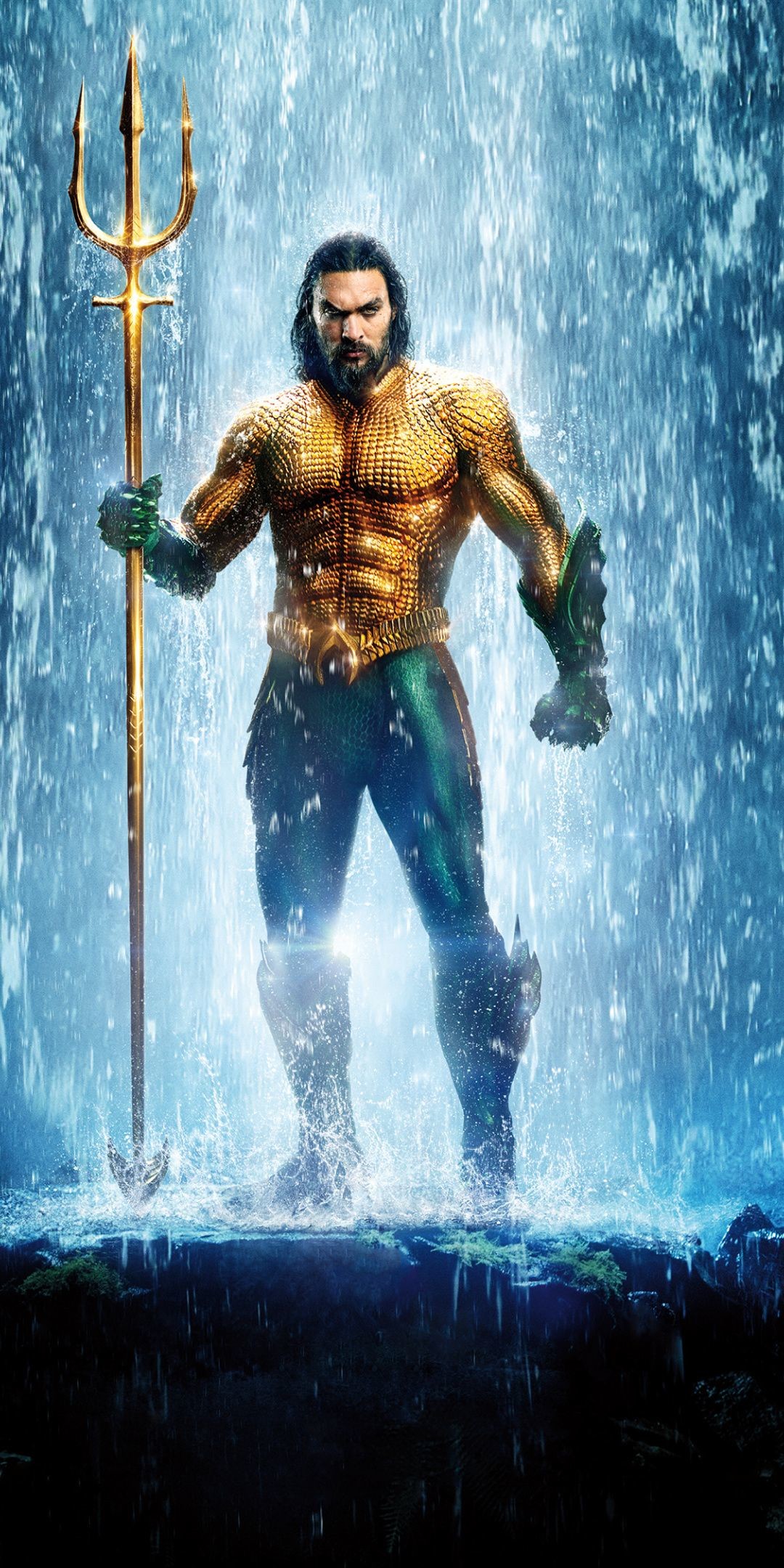 1080x2160 Aquaman, Jason Momoa, poster, 2018,  wallpaper