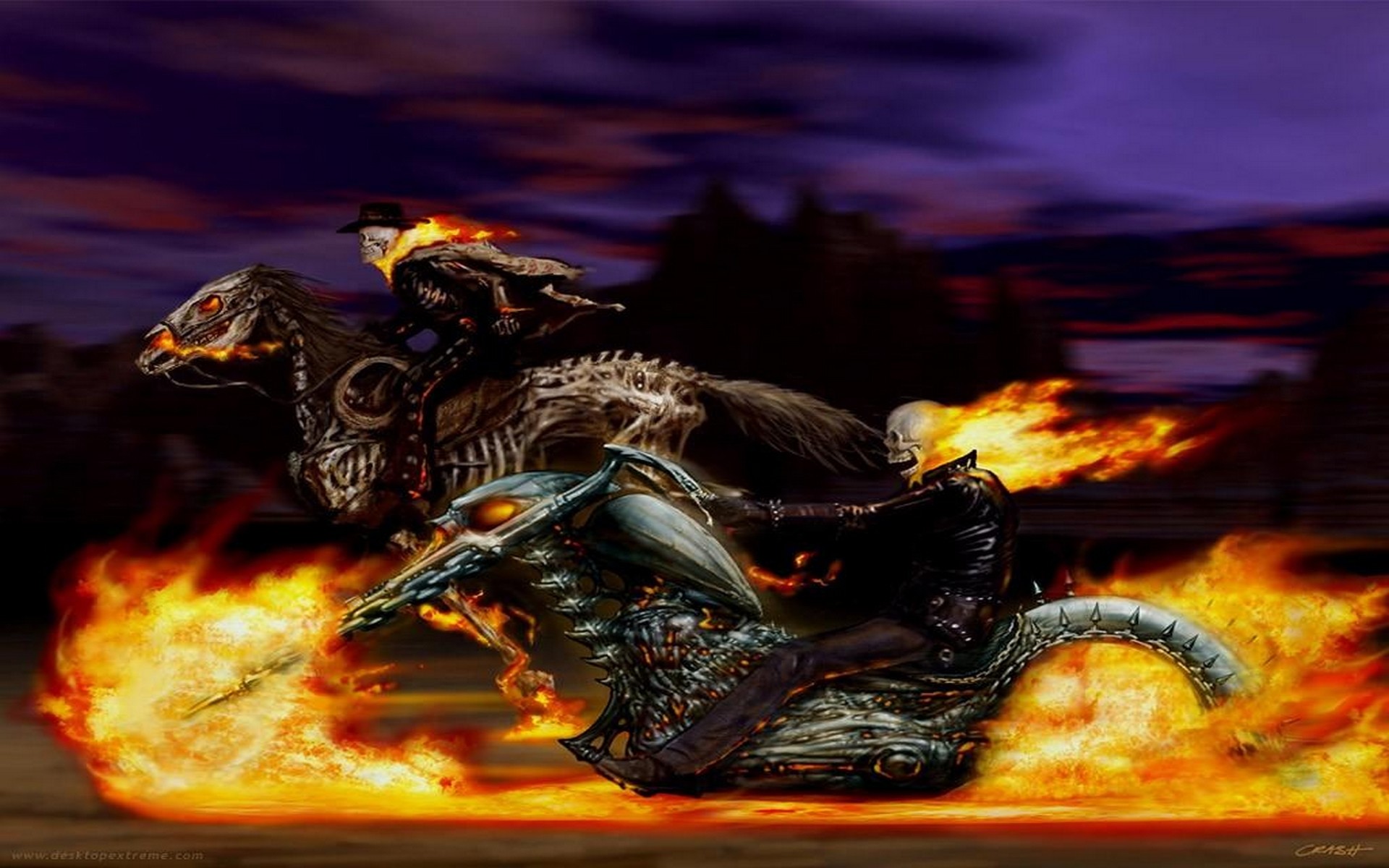 1920x1200 127 Ghost Rider HD Wallpapers | Backgrounds - Wallpaper Abyss
