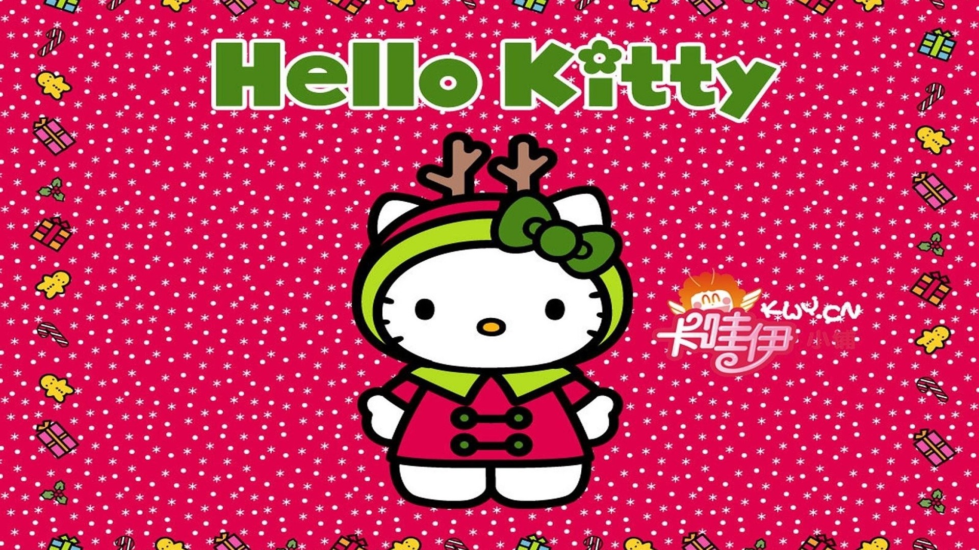 1920x1080 Hello Kitty, Kids, Baby, Children, Christmas, Hello Kitty Christmas