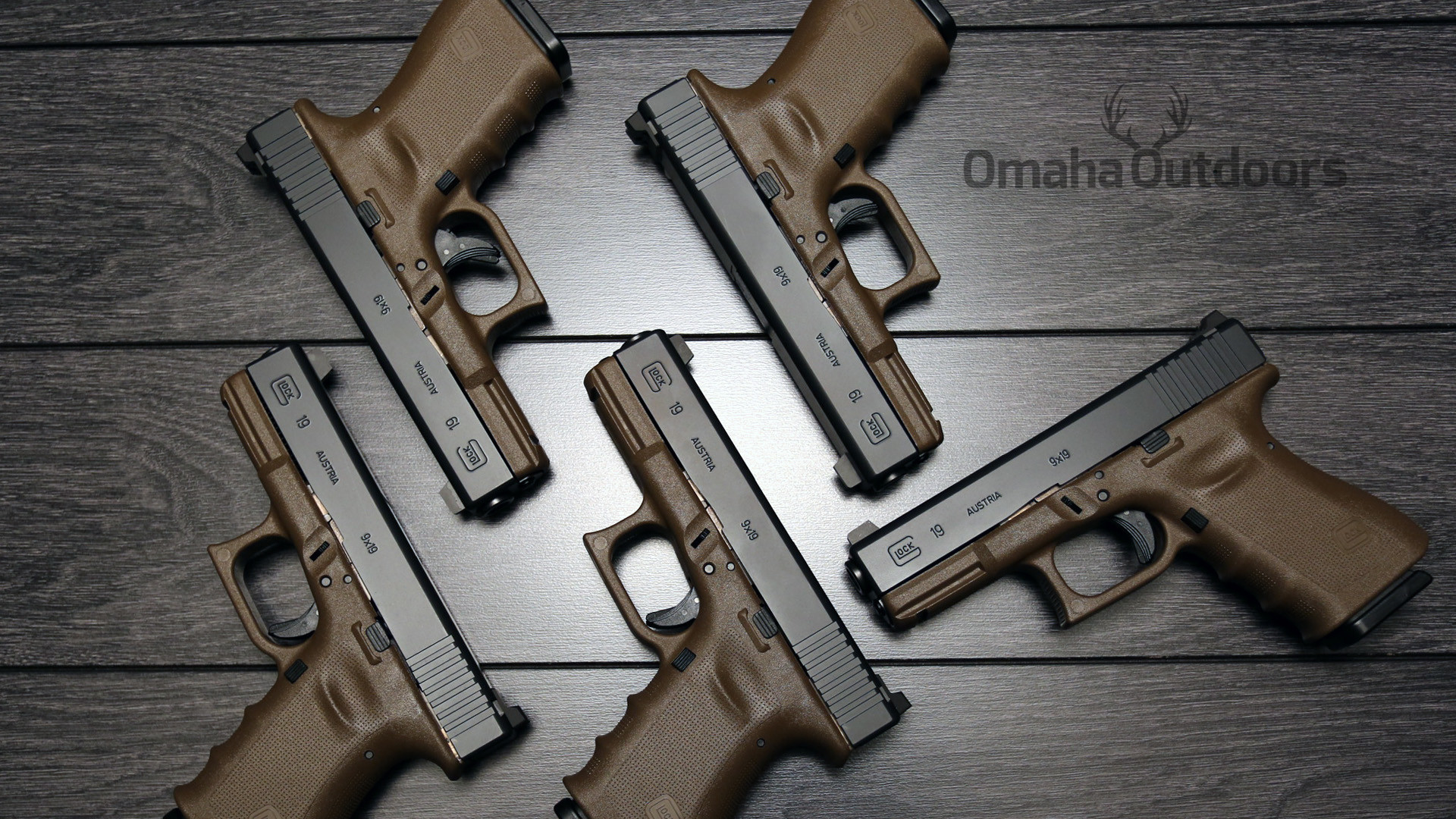 1920x1080 ... Glock Wallpapers for Free, Photos  Gun Review Limited Vickers  Tactical Glocks 17 19 RTF2 FDE