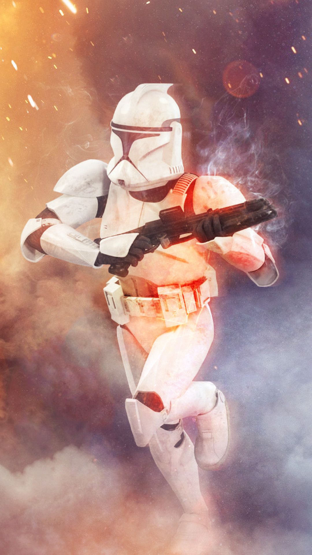 1080x1920 Clone Trooper, Star Wars, Bullets, Guns
