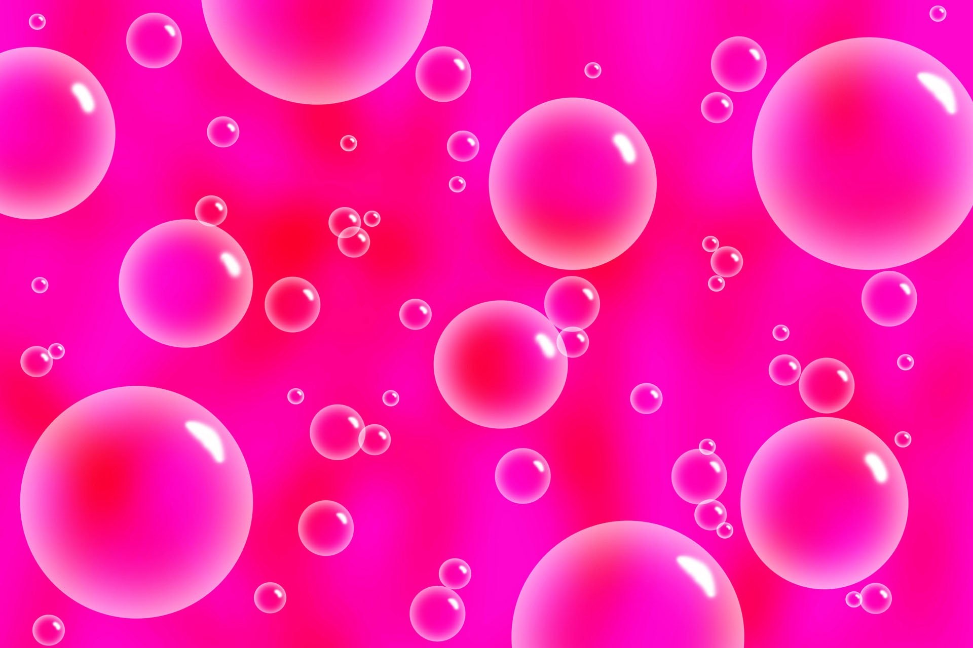 1920x1280 Pink Bubbles