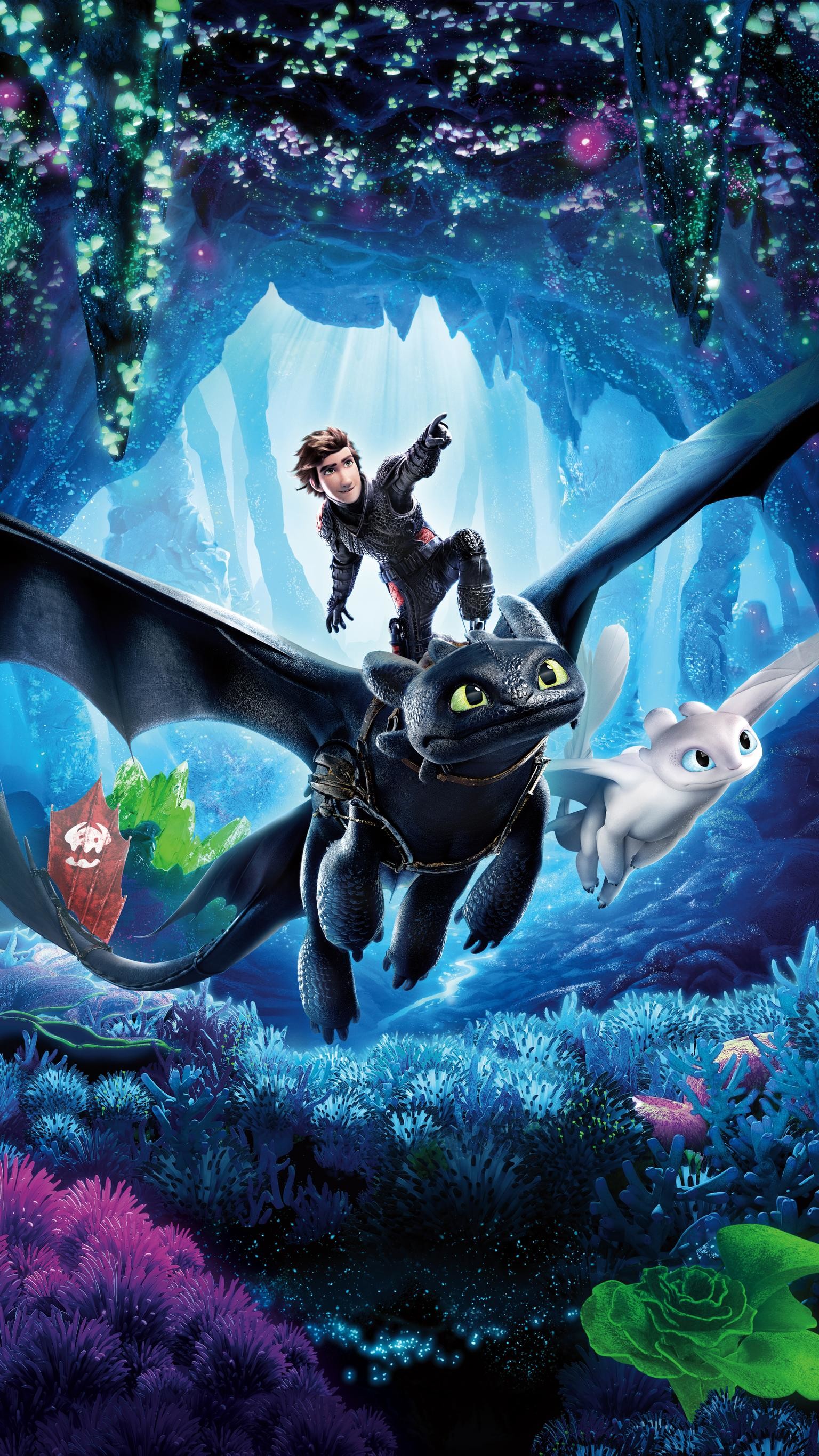 1536x2732 Wallpaper for "How to Train Your Dragon: The Hidden World" ...
