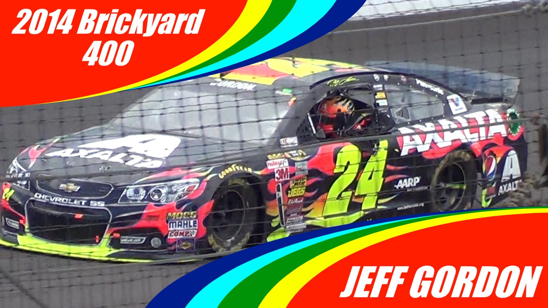 1920x1080 Jeff Gordon Wins the 2014 Brickyard 400 (PURE SOUNDS FROM THE STANDS)