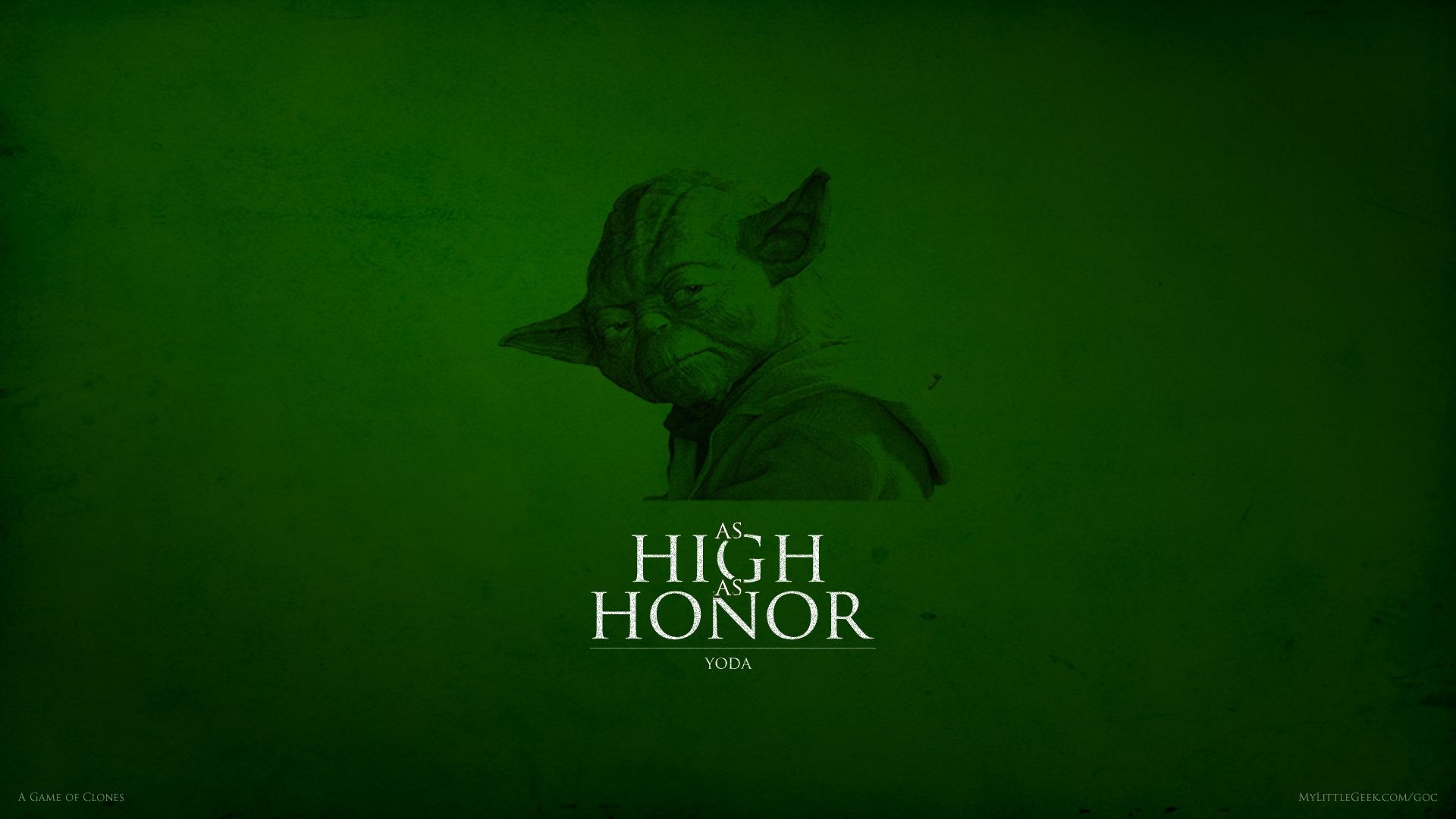 1920x1080 As High As Honor Yoda Wallpaper