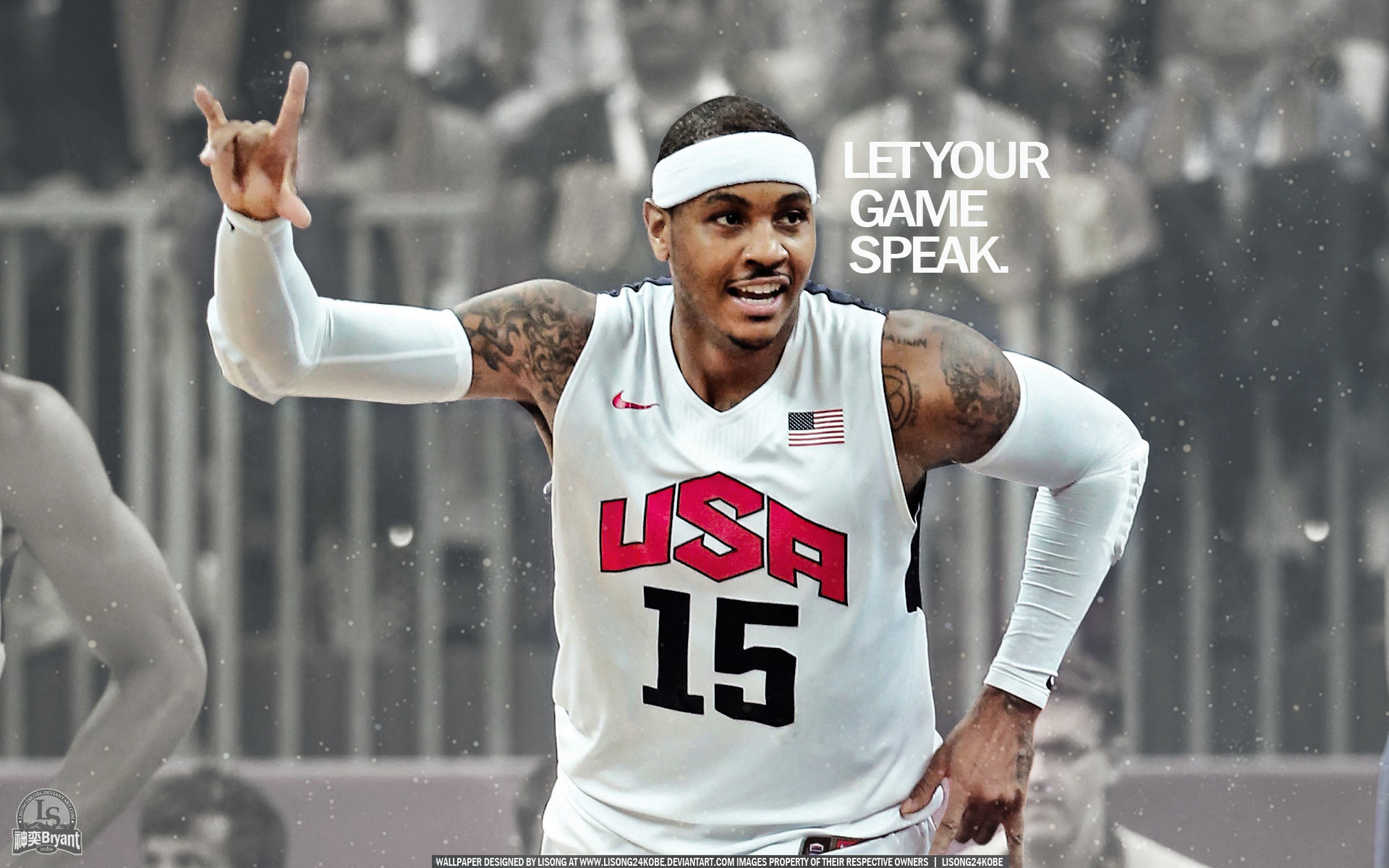 1920x1200 DeviantArt: More Like MELO Carmelo Anthony Wallpapers By .
