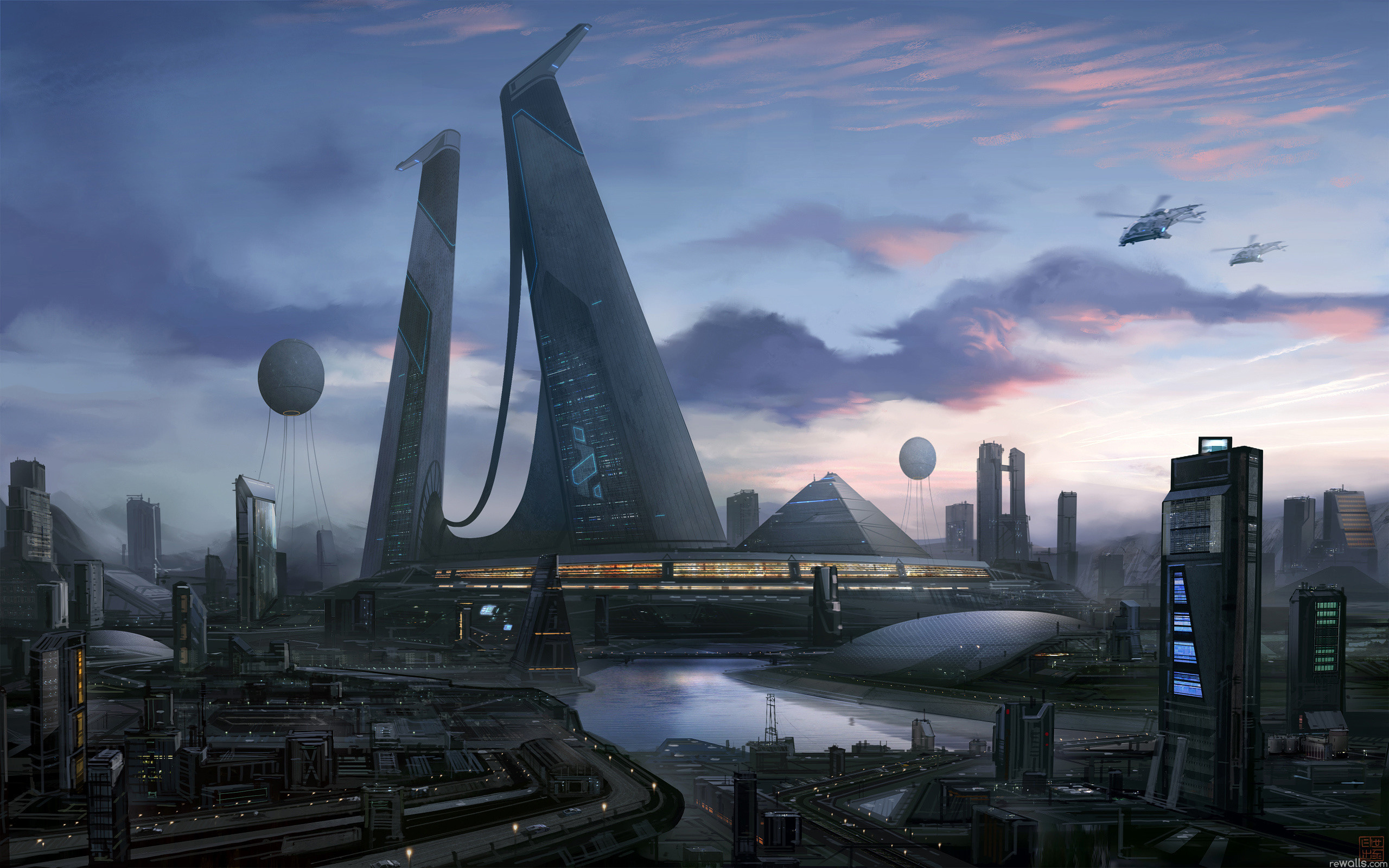 2560x1600 Daily Featured Wallpaper City Of The Future Hd Wallpapers Futuristic Towers