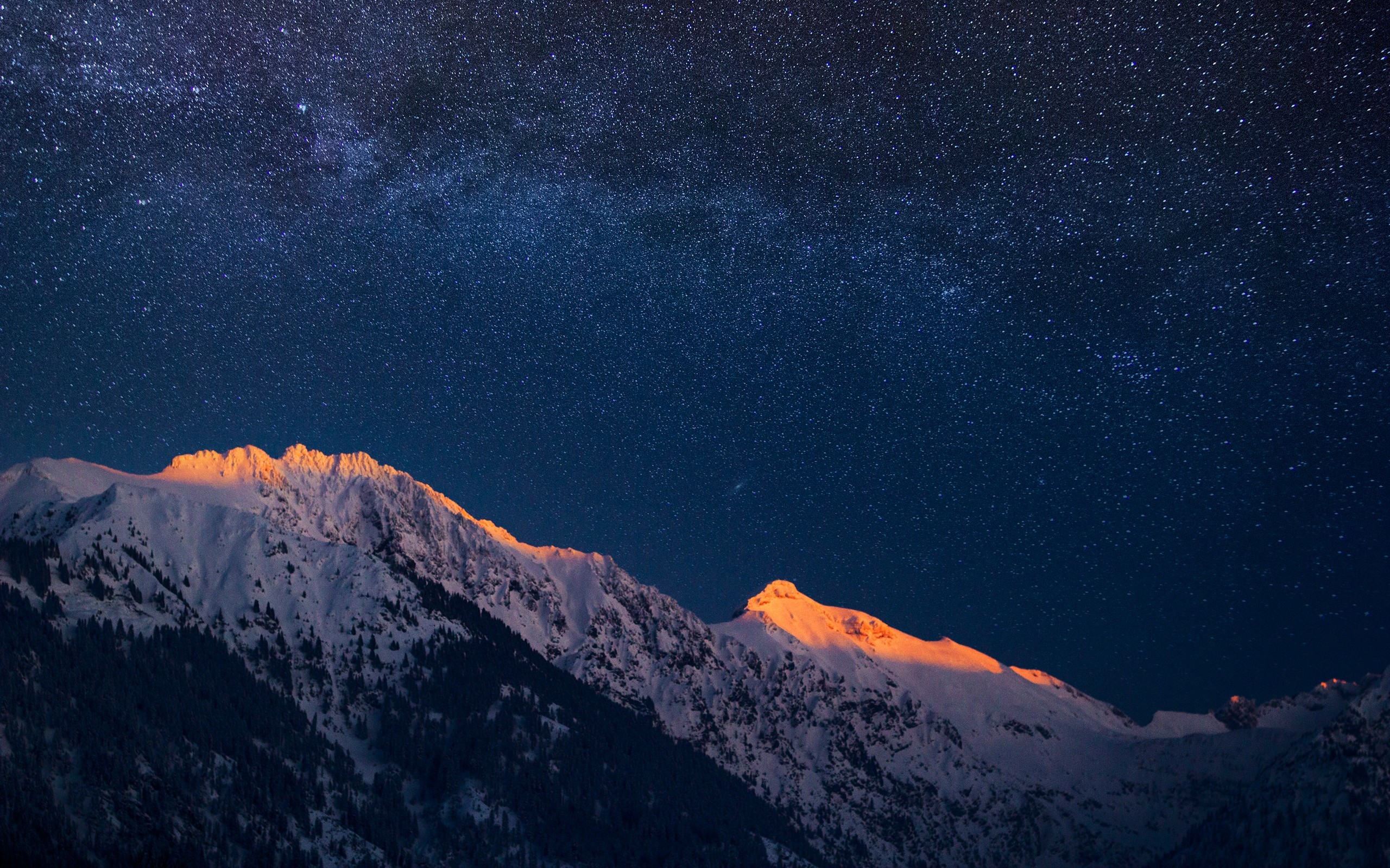 2560x1600 Mountains and a Night Sky HD Wallpaper | Download HD Wallpapers HD Wide  Wallpaper for Widescreen
