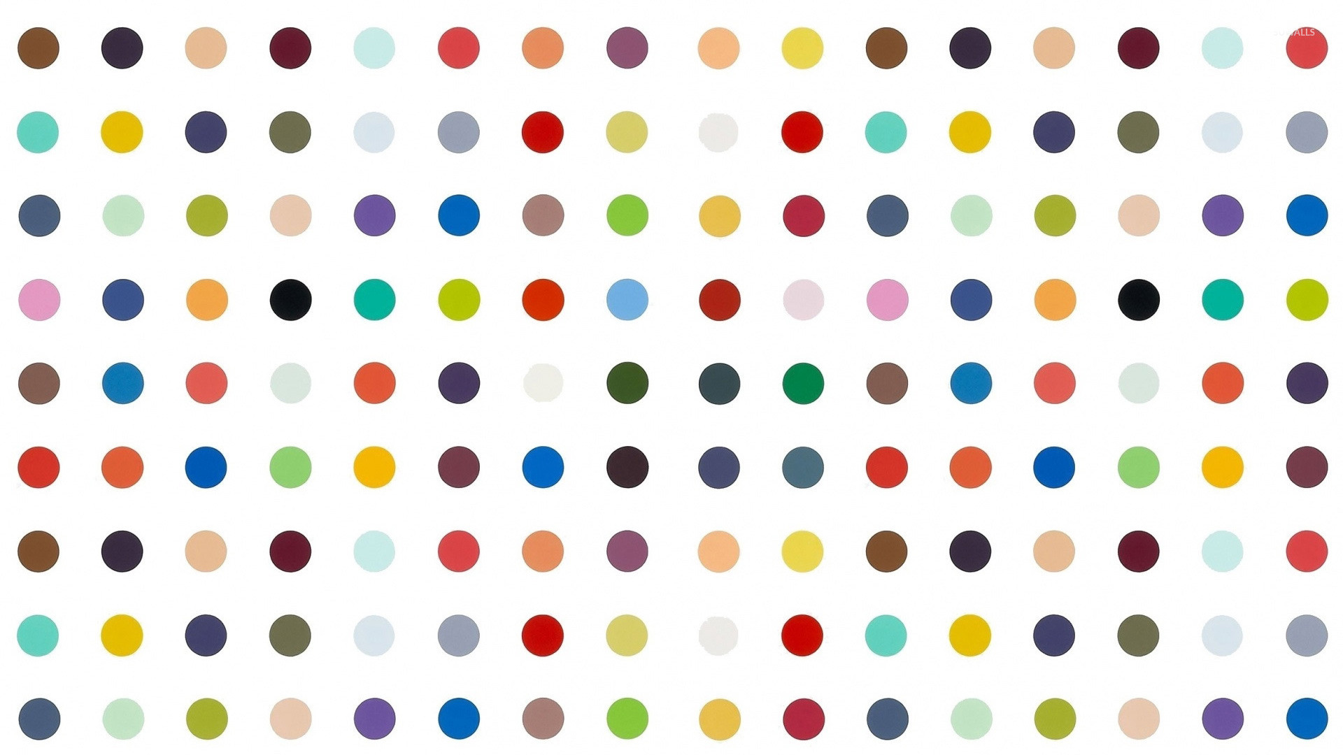 1920x1080 Colorful polka dots wallpaper