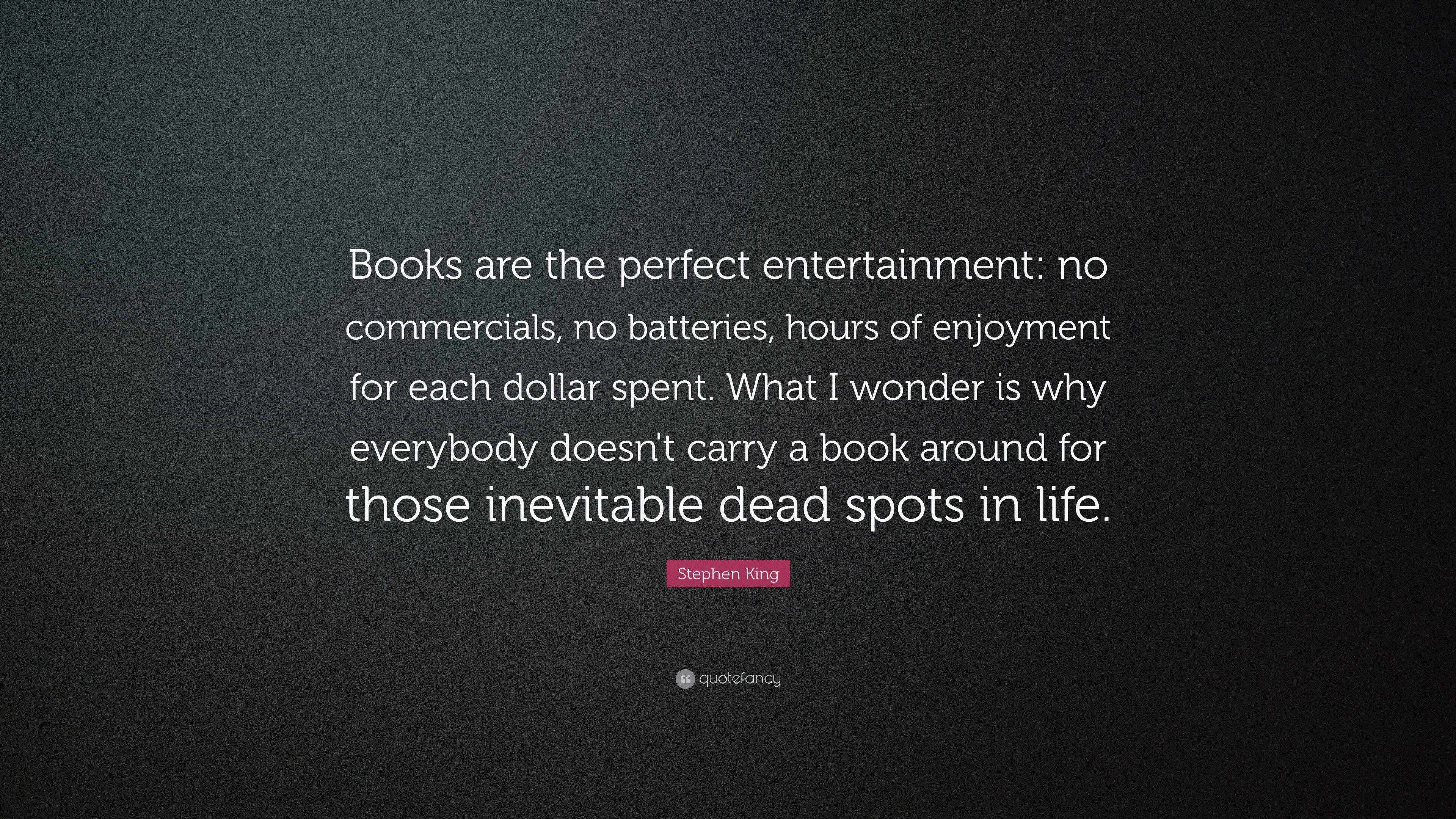 3840x2160 Quotes About Books And Reading: “Books are the perfect entertainment: no  commercials,
