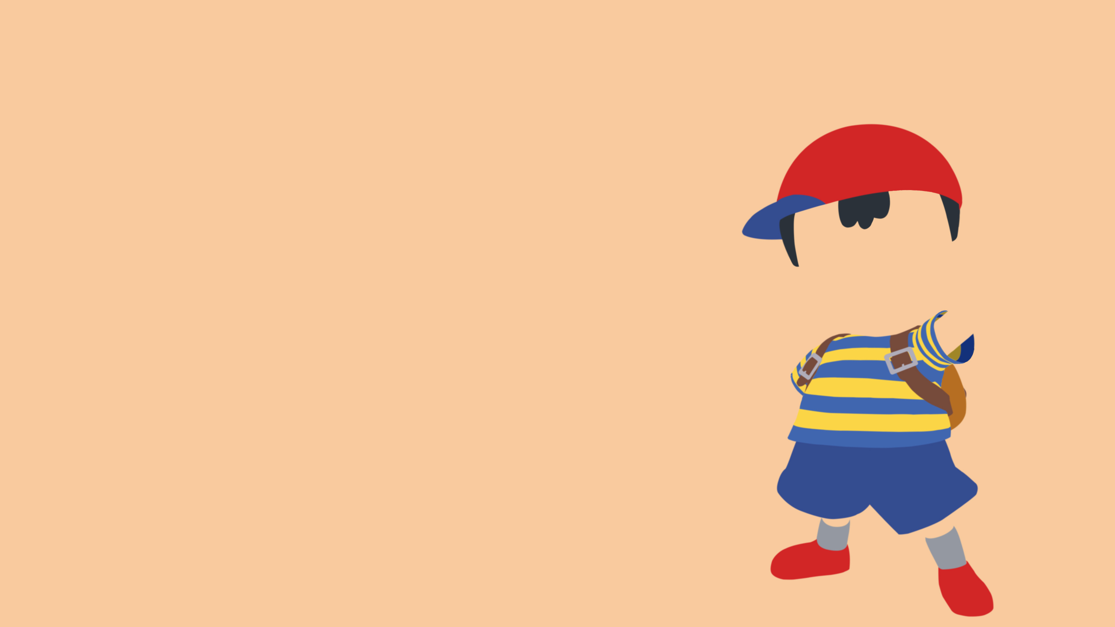 3840x2160 ... Ness - Earthbound/Mother2 minimalist wallpaper by LeadNash