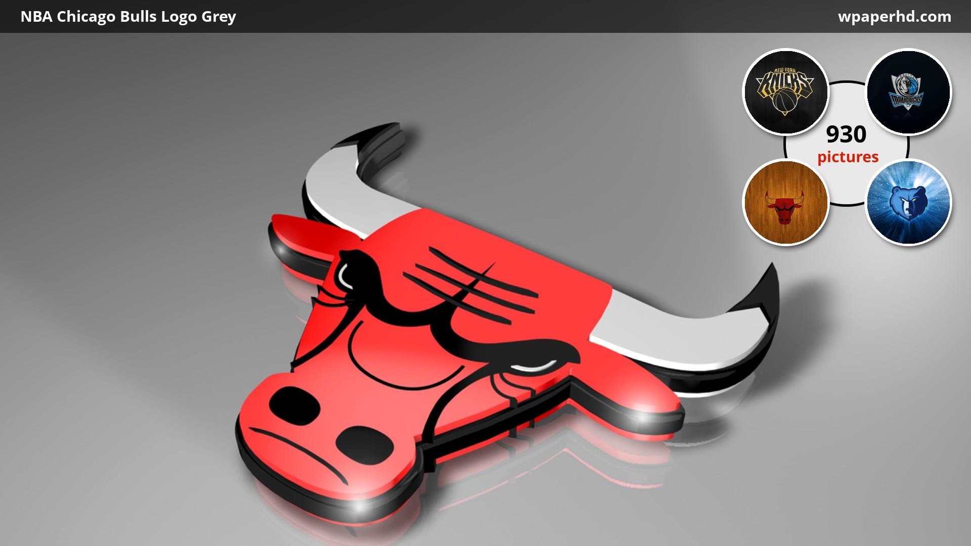 1920x1080 You are on page with NBA Chicago Bulls Logo Grey wallpaper, where you can  download this picture in Original size and ...
