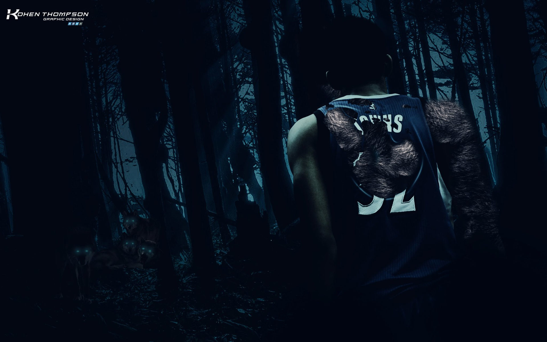 1920x1200 Karl-Anthony Towns Wolf  Wallpaper