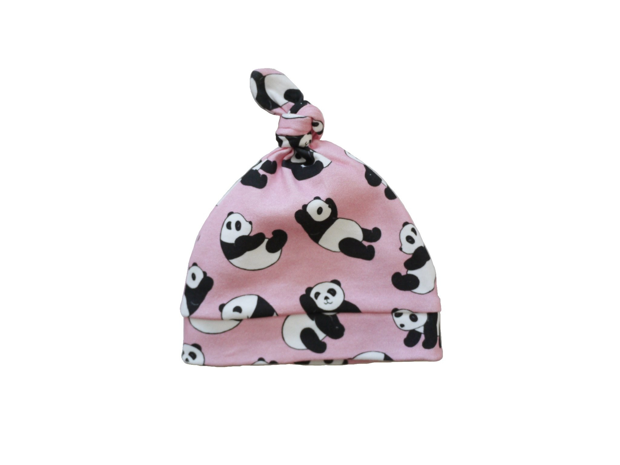 2048x1536 Organic pink panda baby hat