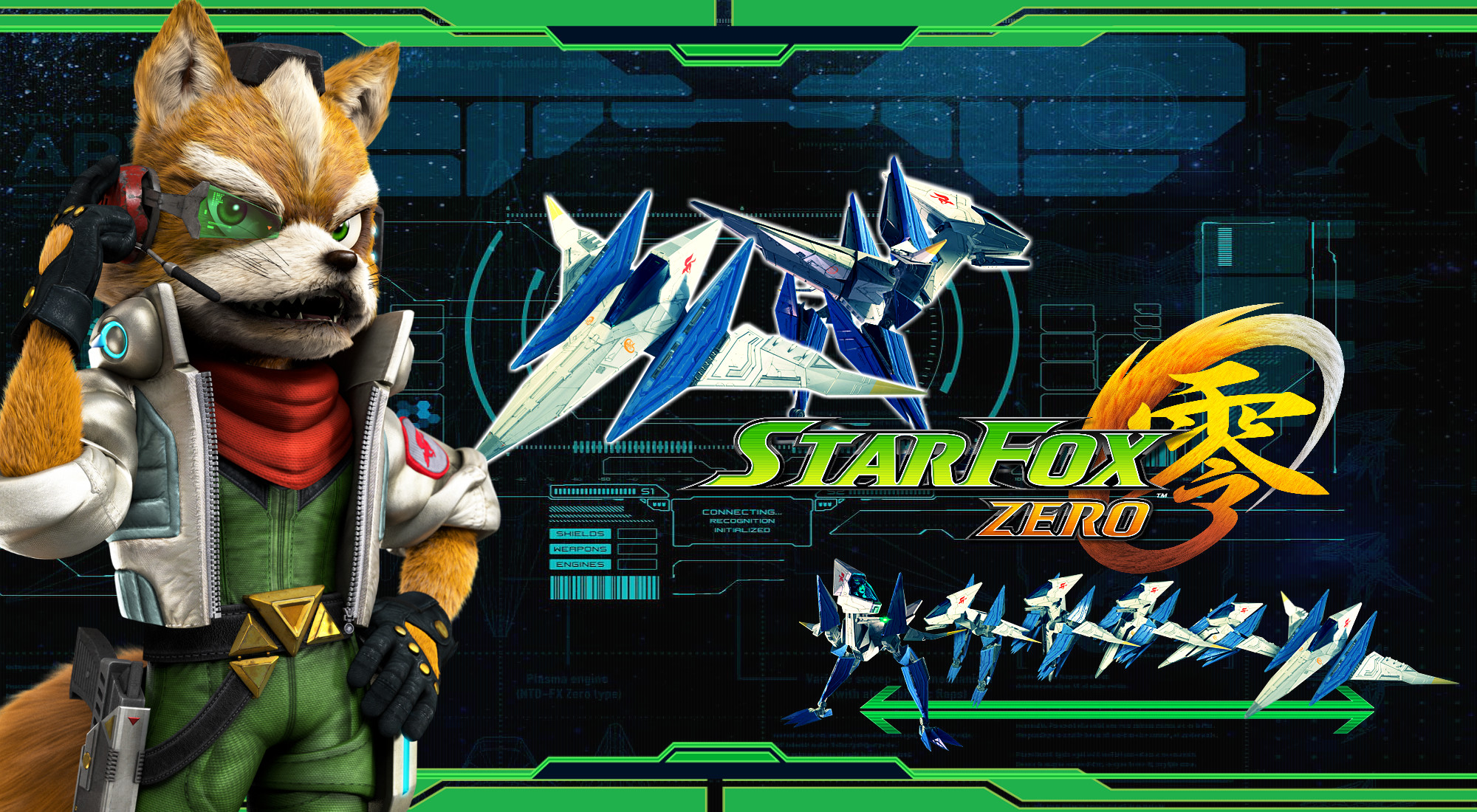2000x1100 ... Star Fox Zero - Arwing/Walker Wallpaper by DaKidGaming