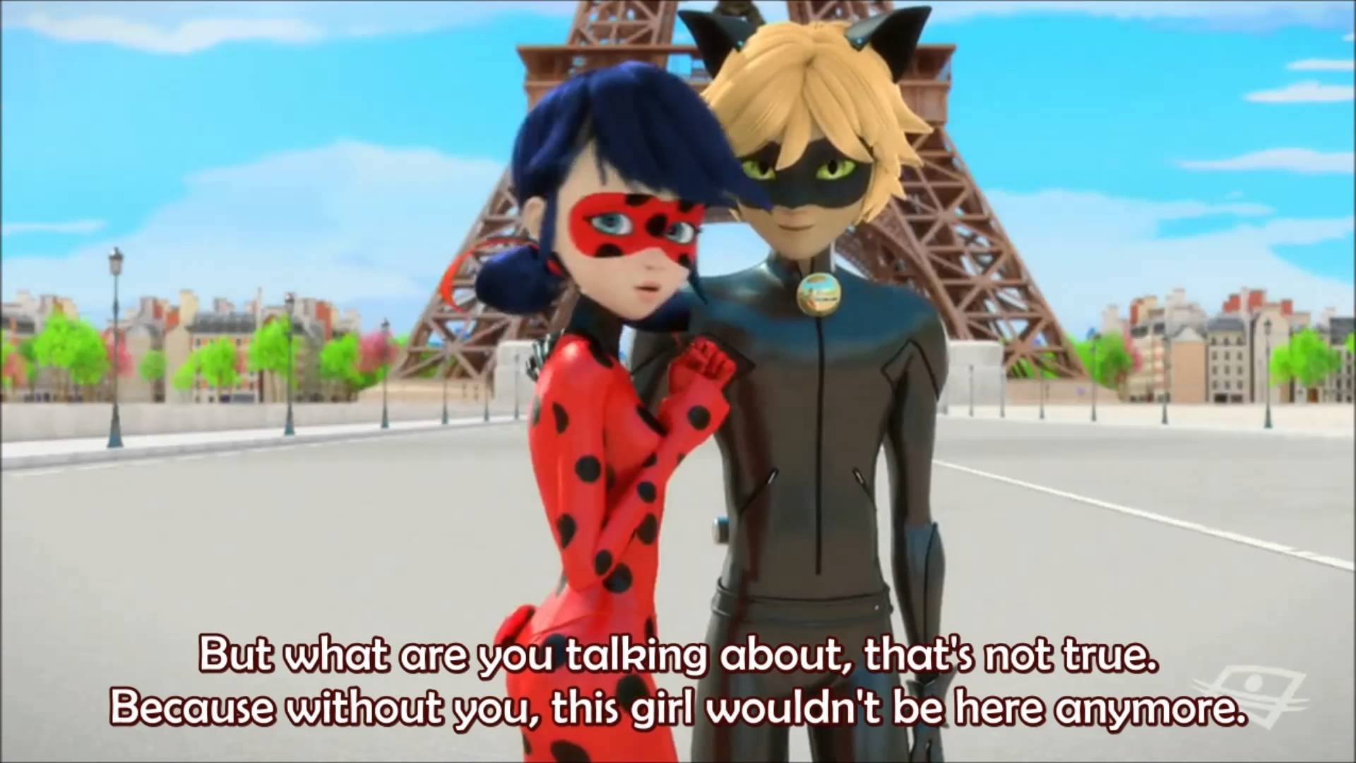 1920x1080 CHAT NOIR COMFORTS LADYBUG FOR THE FIRST TIME